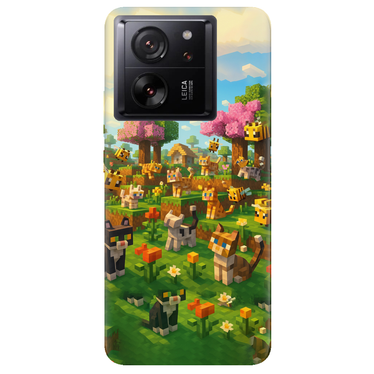 Чехол для Xiaomi 13T Піксельні герої - фото 1 - Чехлы для телефонов