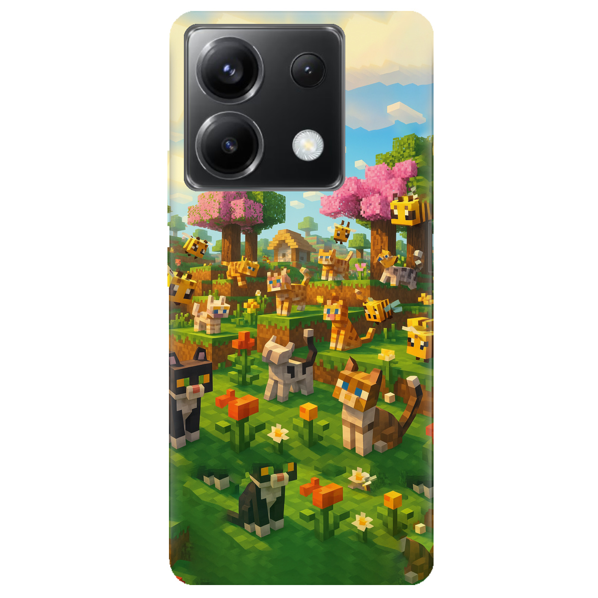 Чохол для Xiaomi Redmi Note 13 Pro 5G Піксельні герої - фото 1 - Чохли для телефонів
