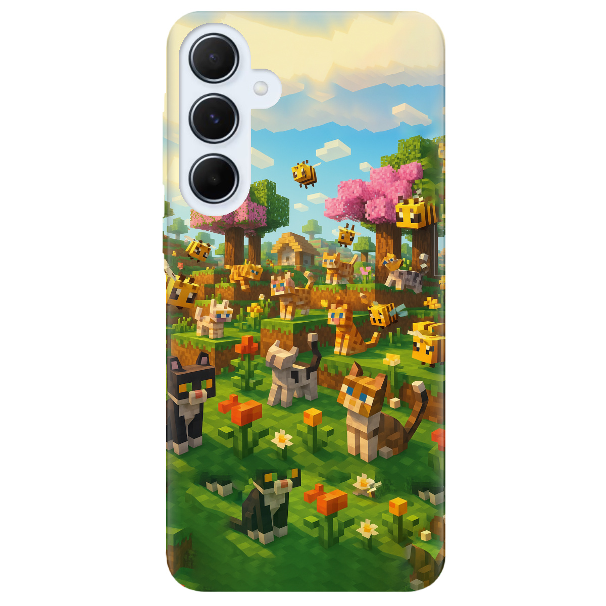 Чехол для Samsung Galaxy A55 Піксельні герої - фото 1 Чехол для Samsung Galaxy A55 Піксельні герої - фото 1 - Чехлы для телефонов