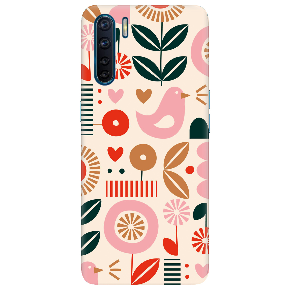 Чехол для Oppo Reno 3 Квіткова симфонія - фото 1 - Чехлы для телефонов