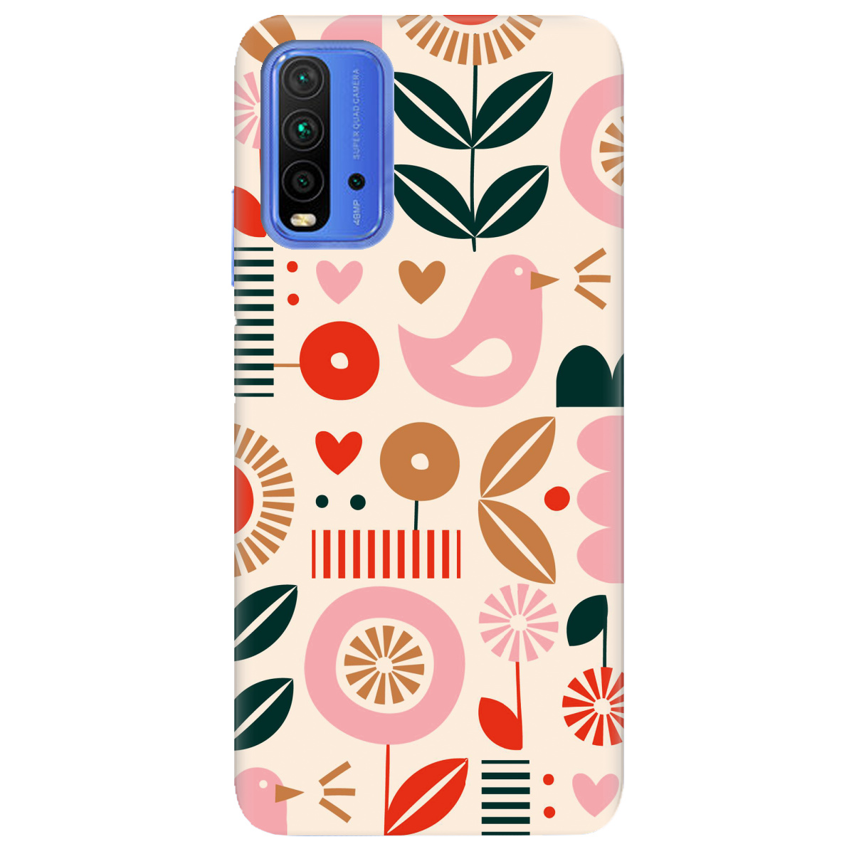 Чохол для Xiaomi Redmi 9T Квіткова симфонія - фото 1 Чохол для Xiaomi Redmi 9T Квіткова симфонія - фото 1 - Чохли для телефонів