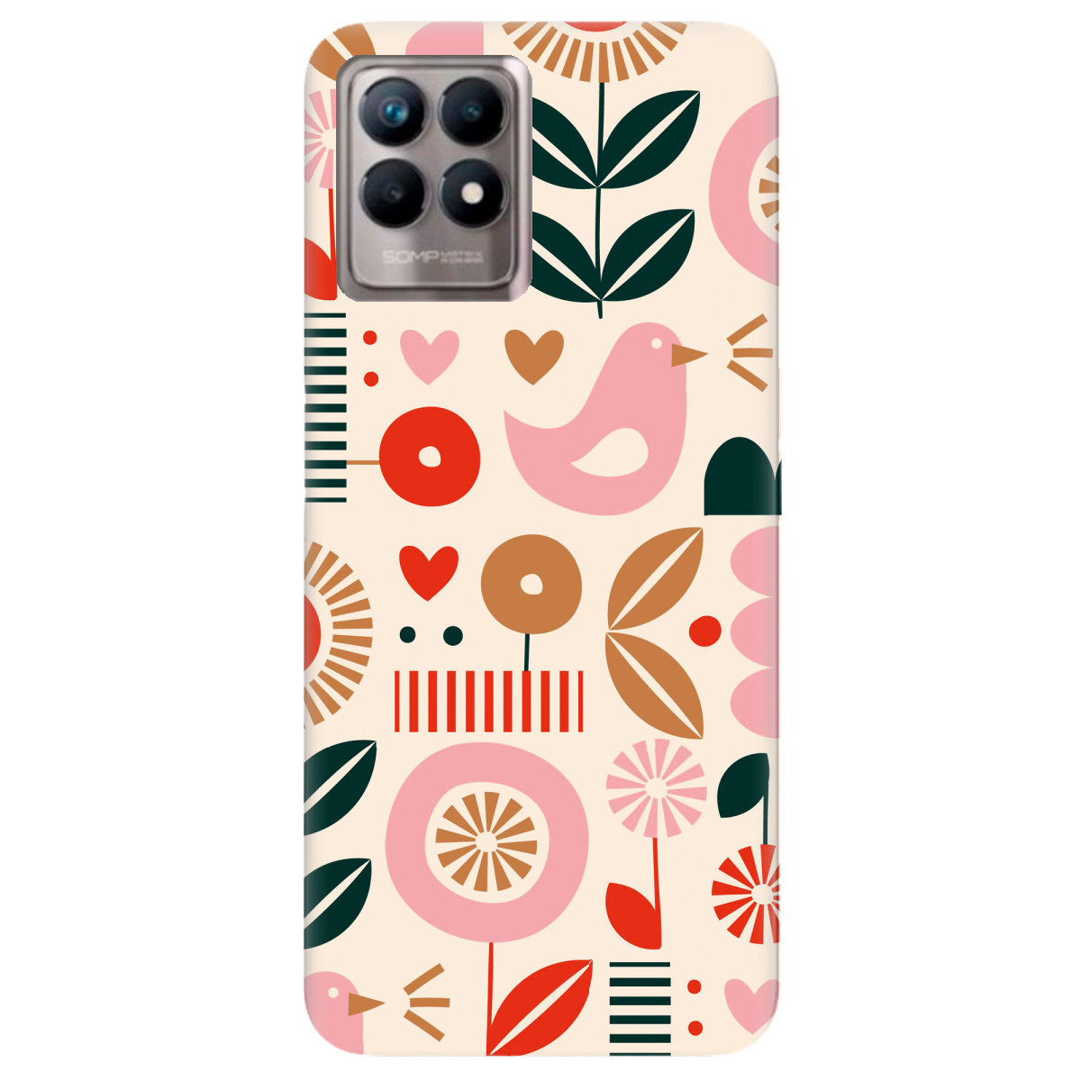 Чохол для Realme 8i Квіткова симфонія - фото 1 - Чохли для телефонів