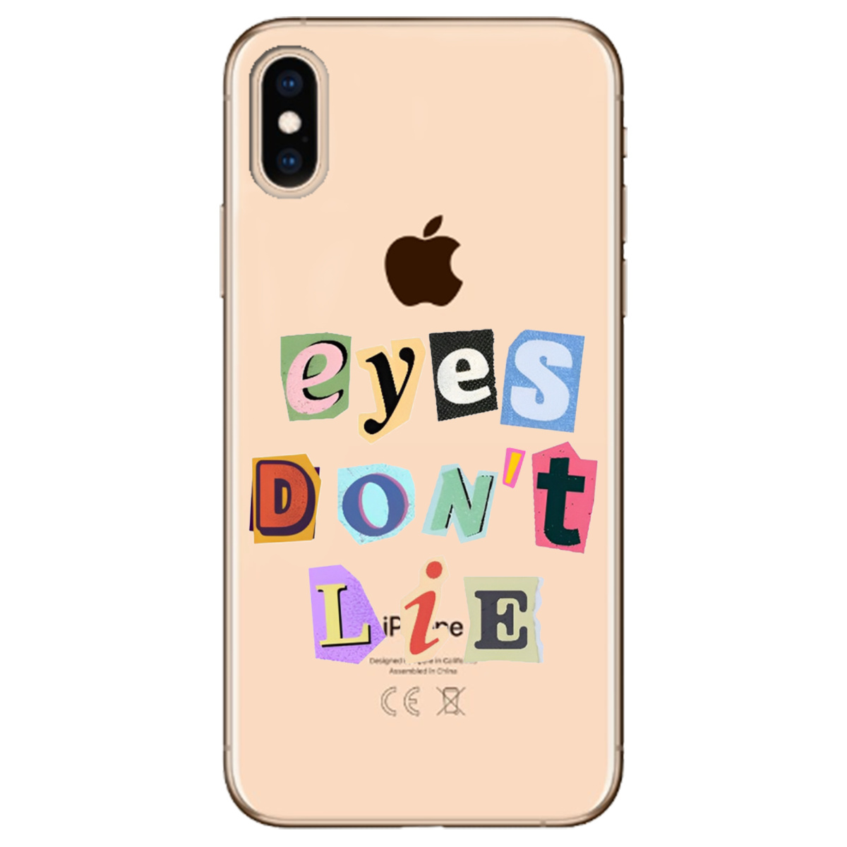 Чохол для Apple iPhone XS Eyes don't lie - фото 1 - Чохли для телефонів