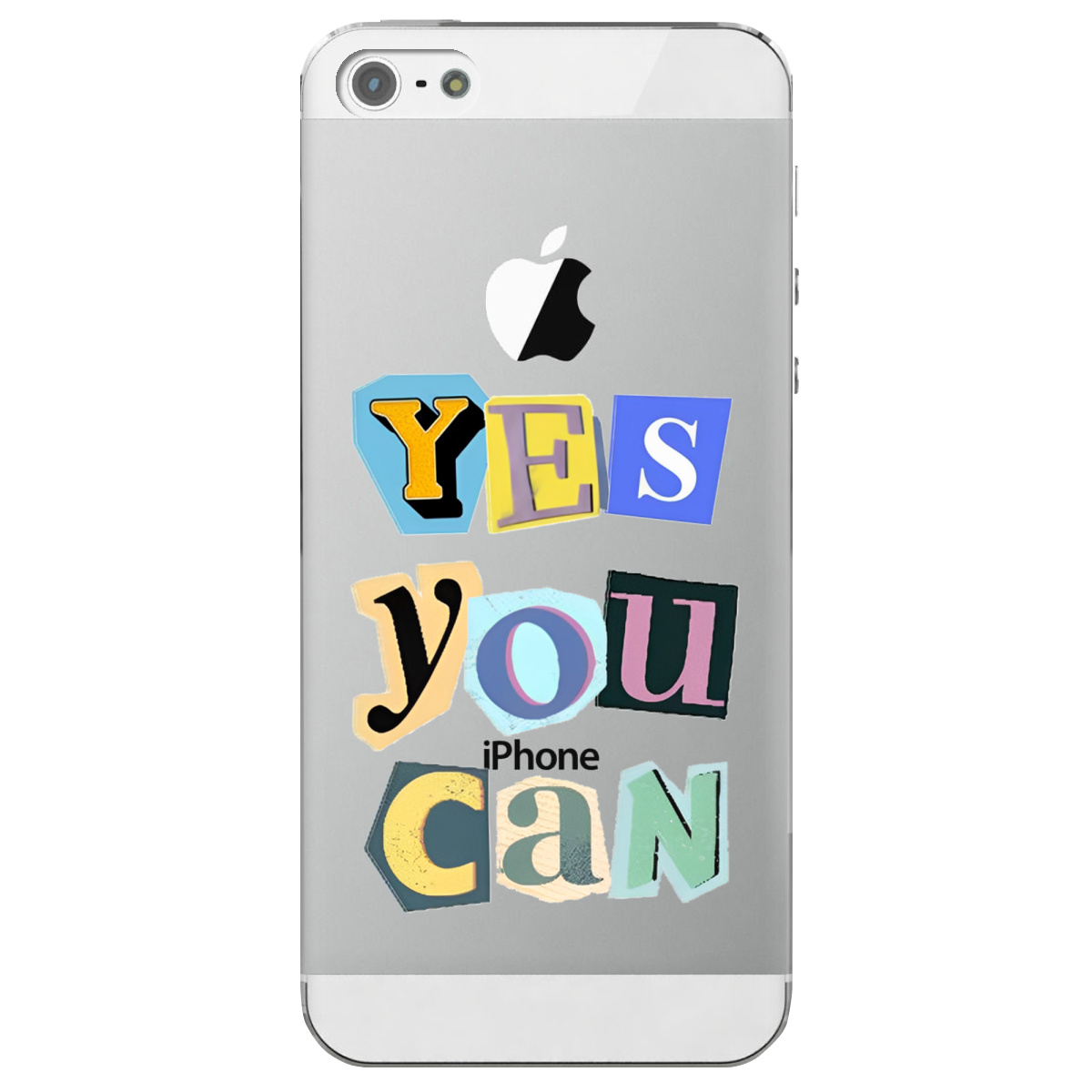 Чохол для Apple iPhone 5/5S Yes you can - фото 1 - Чохли для телефонів