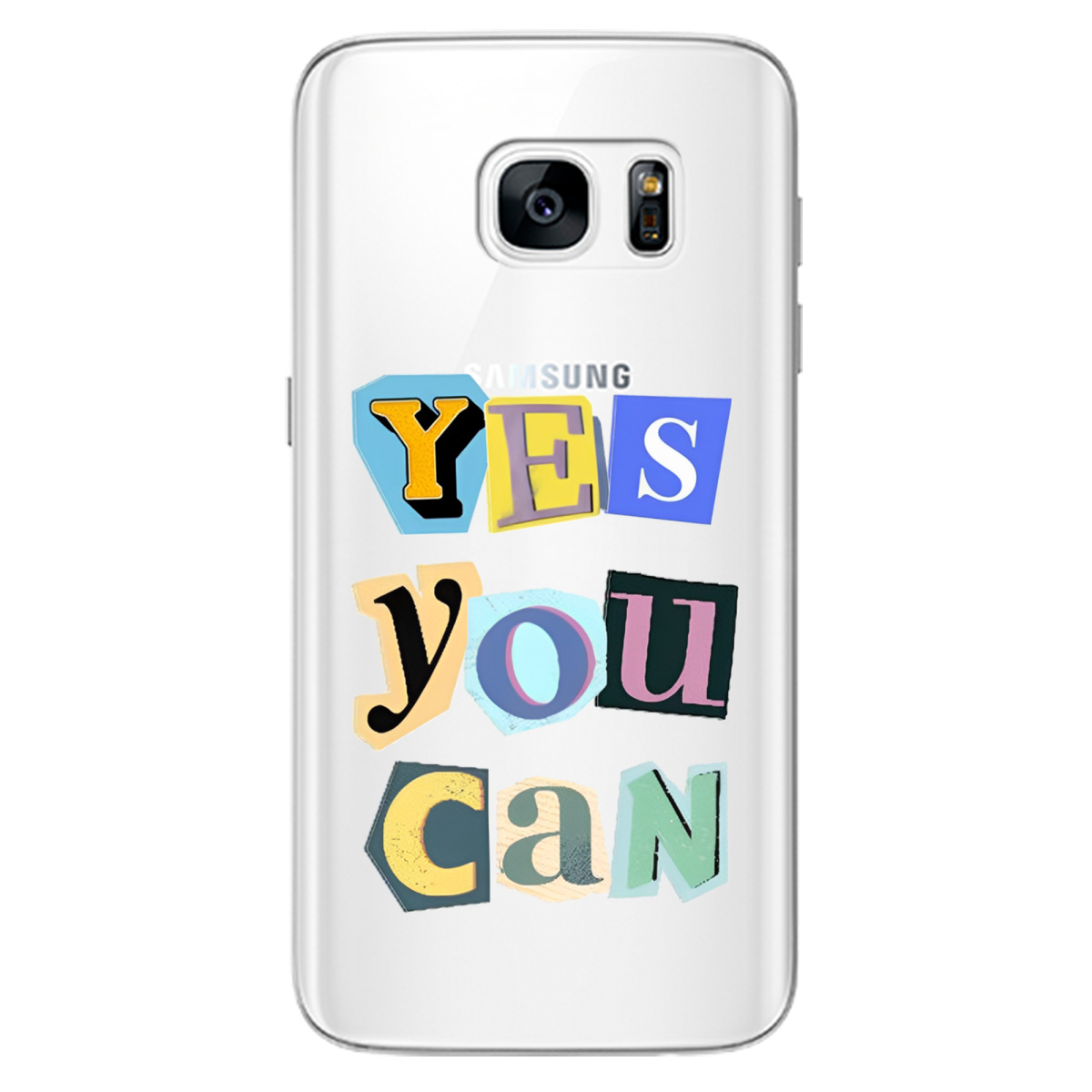 Чохол для Samsung Galaxy S7 Yes you can - фото 1 Чохол для Samsung Galaxy S7 Yes you can - фото 1 - Чохли для телефонів