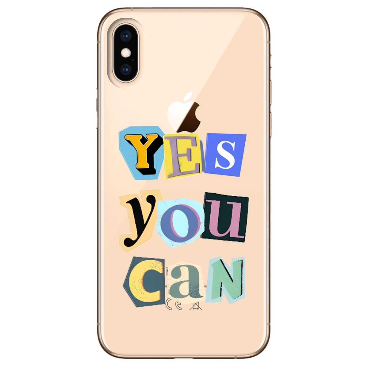 Чехол для Apple iPhone X Yes you can - фото 1 Чехол для Apple iPhone X Yes you can - фото 1 - Чехлы для телефонов