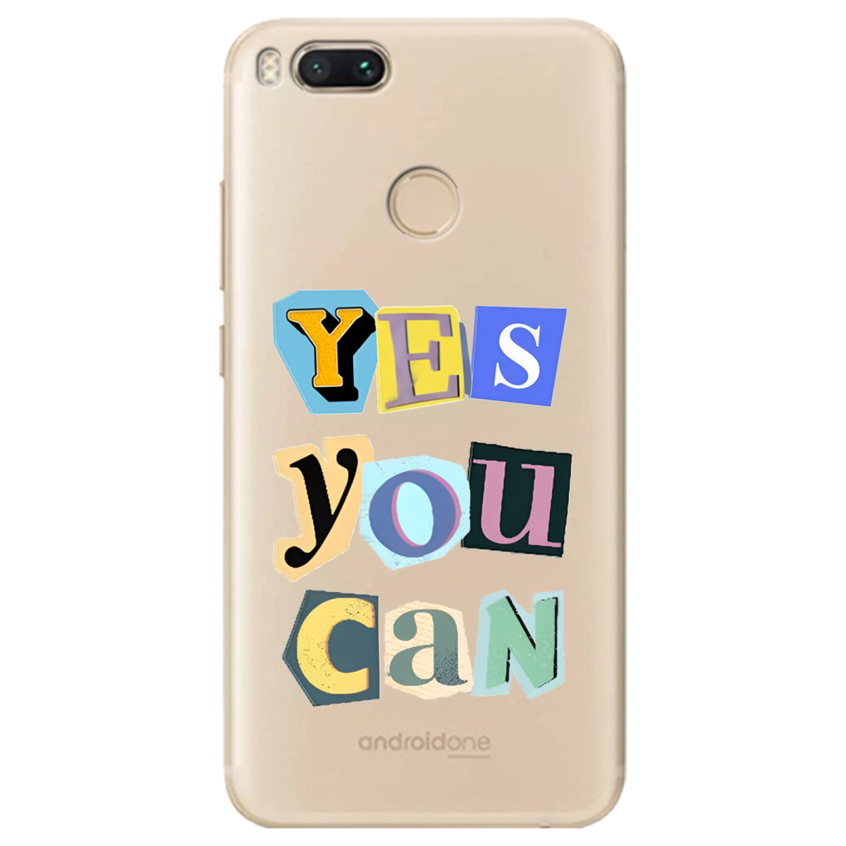 Чохол для Xiaomi Mi A1 Yes you can - фото 1 Чохол для Xiaomi Mi A1 Yes you can - фото 1 - Чохли для телефонів