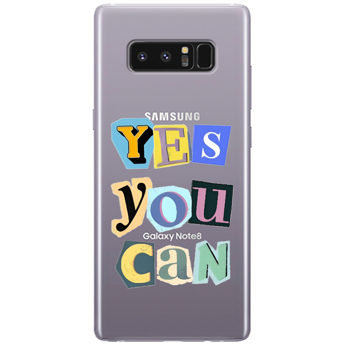 Чохол для Samsung Galaxy Note 8 Yes you can - фото 1 Чохол для Samsung Galaxy Note 8 Yes you can - фото 1 - Чохли для телефонів