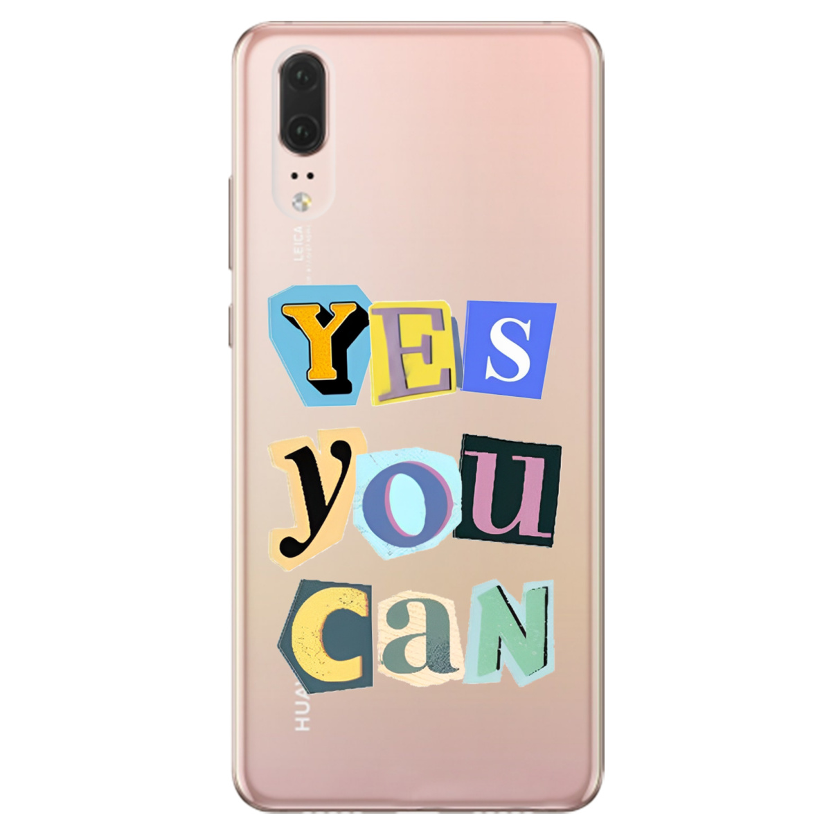 Чохол для Huawei P20 Yes you can - фото 1 Чохол для Huawei P20 Yes you can - фото 1 - Чохли для телефонів