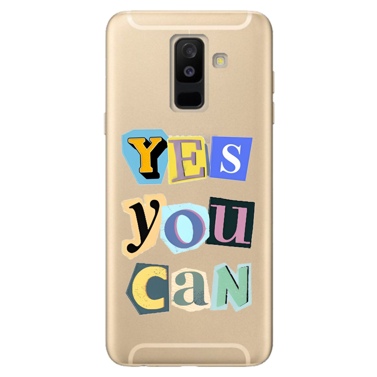 Чехол для Samsung Galaxy A6 Plus 2018 Yes you can - фото 1 - Чехлы для телефонов