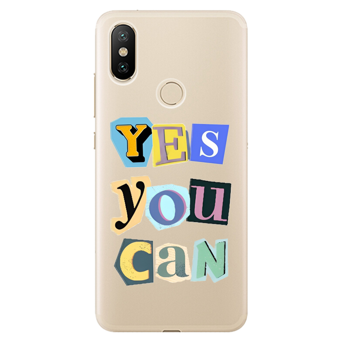 Чехол для Xiaomi Mi A2 Lite Yes you can - фото 1 Чехол для Xiaomi Mi A2 Lite Yes you can - фото 1 - Чехлы для телефонов