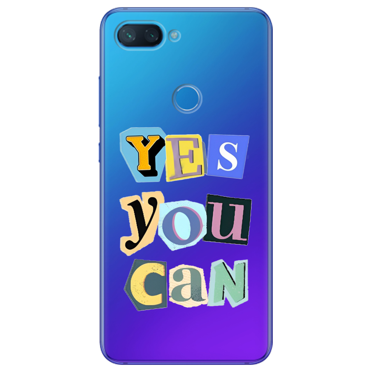 Чехол для Xiaomi Mi 8 Lite Yes you can - фото 1 Чехол для Xiaomi Mi 8 Lite Yes you can - фото 1 - Чехлы для телефонов