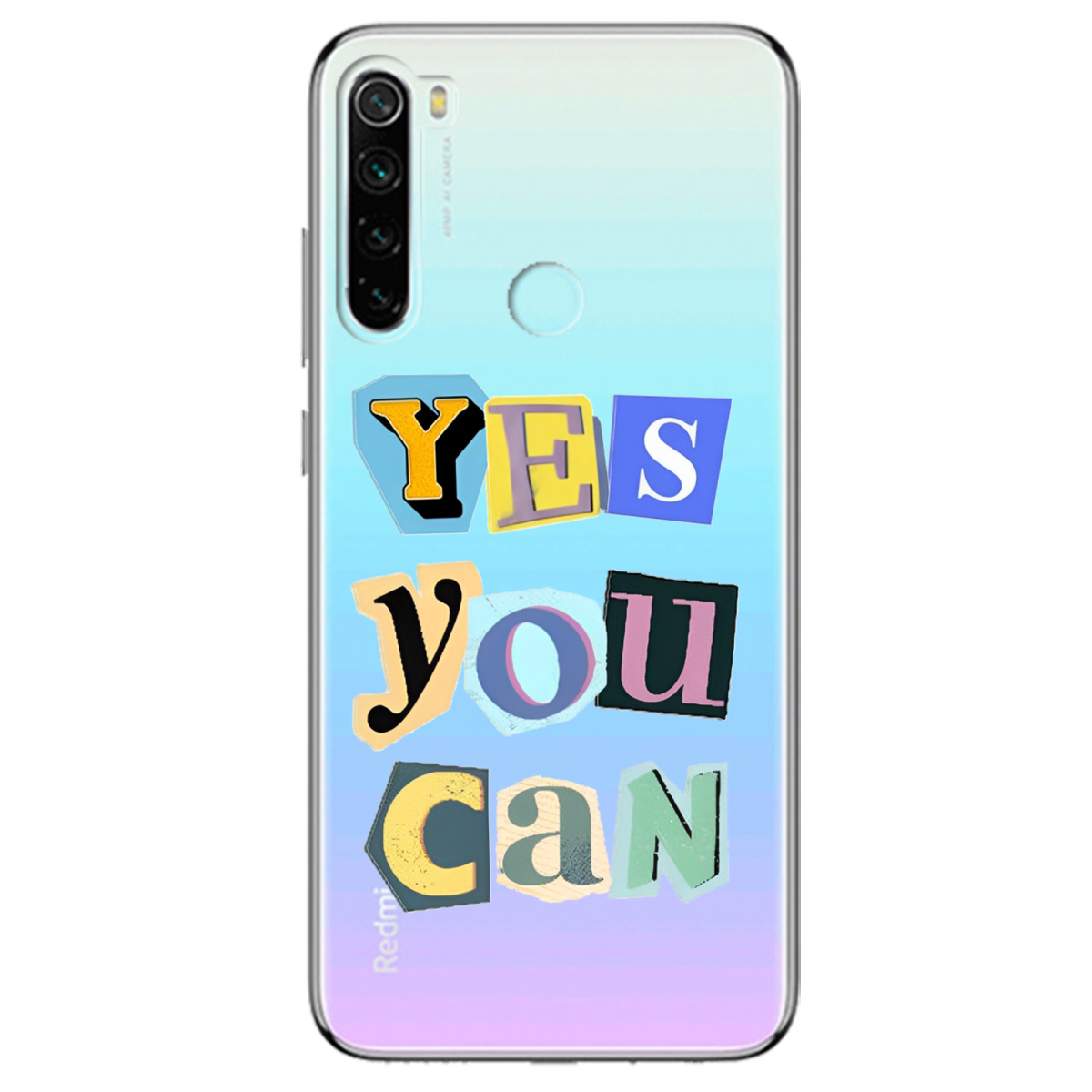 Чехол для Xiaomi Redmi Note 8 Yes you can - фото 1 - Чехлы для телефонов