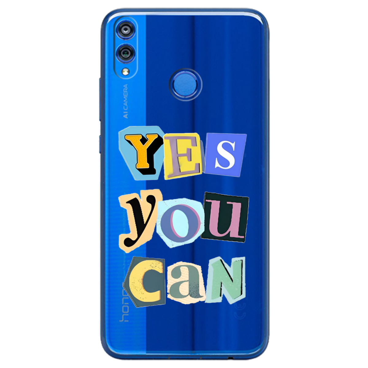 Чехол для Huawei Honor 8x Yes you can - фото 1 Чехол для Huawei Honor 8x Yes you can - фото 1 - Чехлы для телефонов