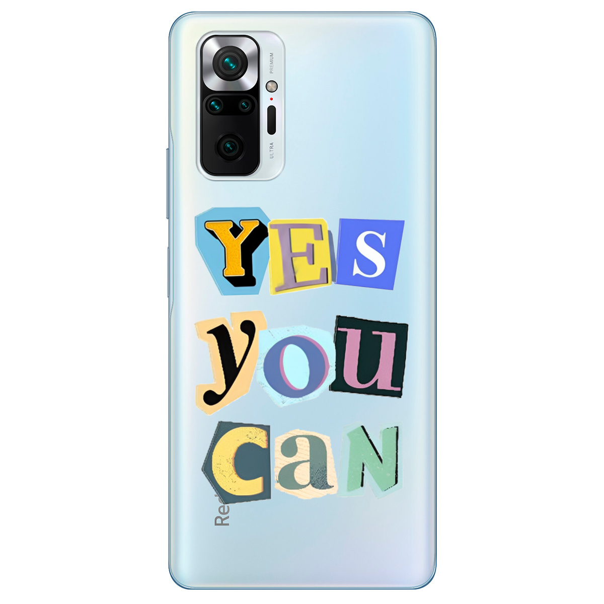 Чехол для Xiaomi Redmi Note 10 Pro Yes you can - фото 1 - Чехлы для телефонов