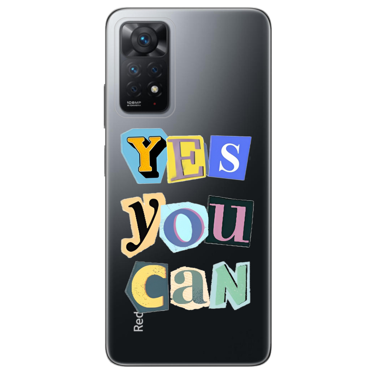 Чехол для Xiaomi Redmi Note 11 Pro Yes you can - фото 1 - Чехлы для телефонов