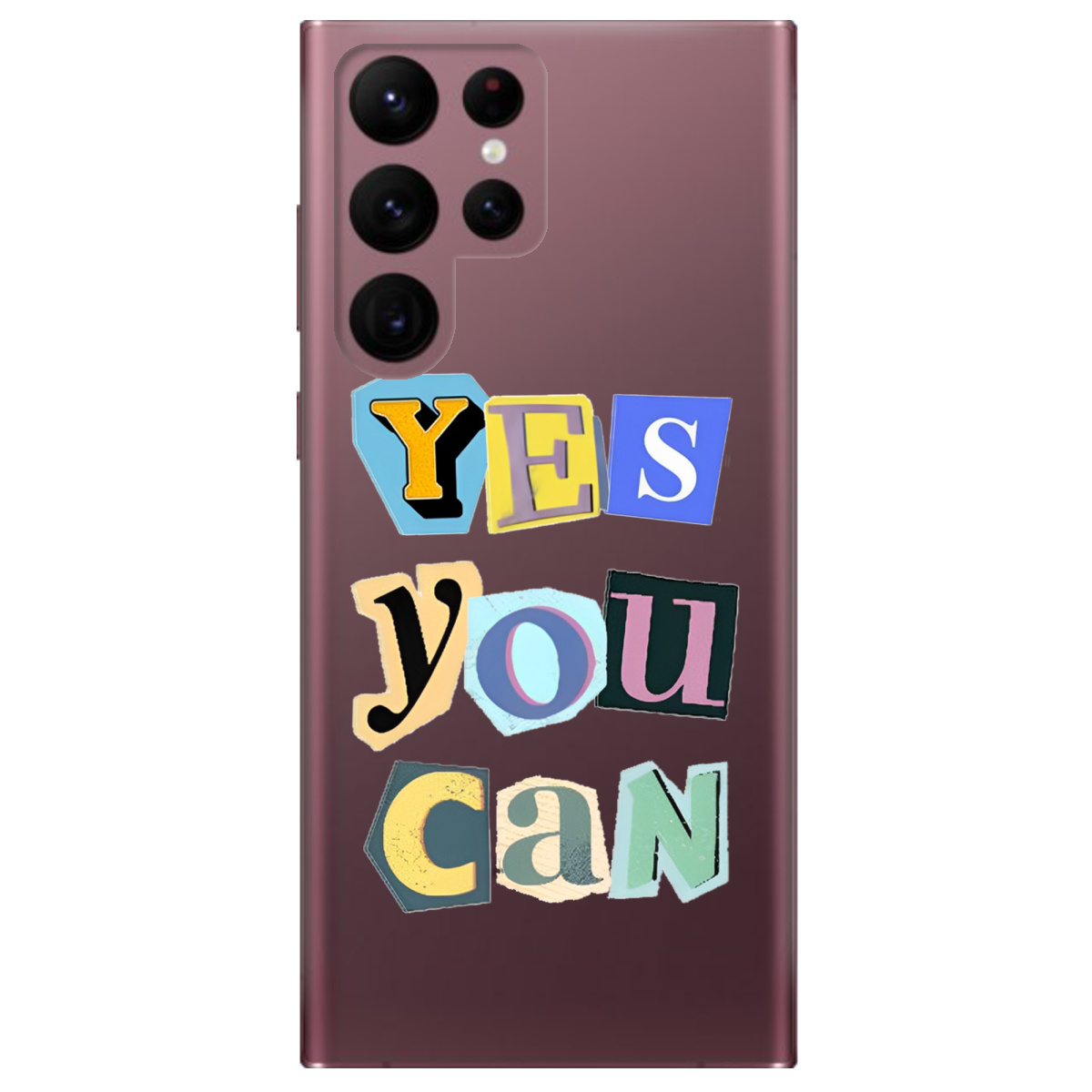 Чехол для Samsung Galaxy S22 Ultra Yes you can - фото 1 - Чехлы для телефонов