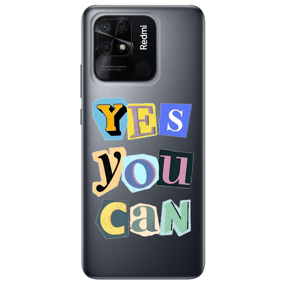 Чохол для Xiaomi Redmi 10C Yes you can - фото 1 Чохол для Xiaomi Redmi 10C Yes you can - фото 1 - Чохли для телефонів