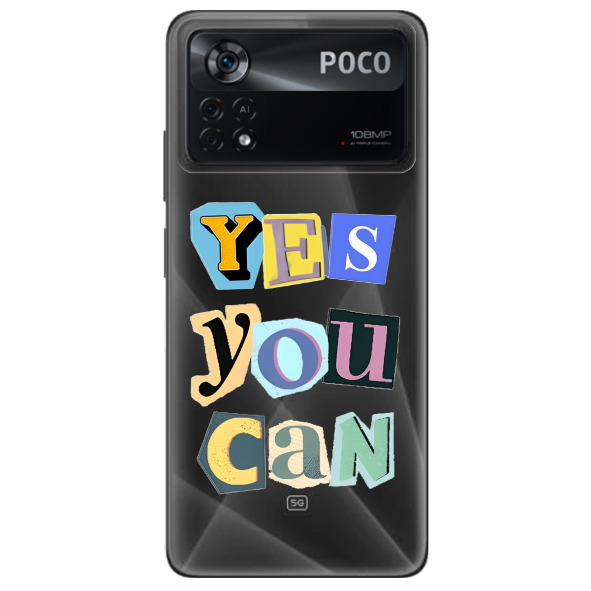 Чехол для Xiaomi Poco X4 Pro 5G Yes you can - фото 1 - Чехлы для телефонов