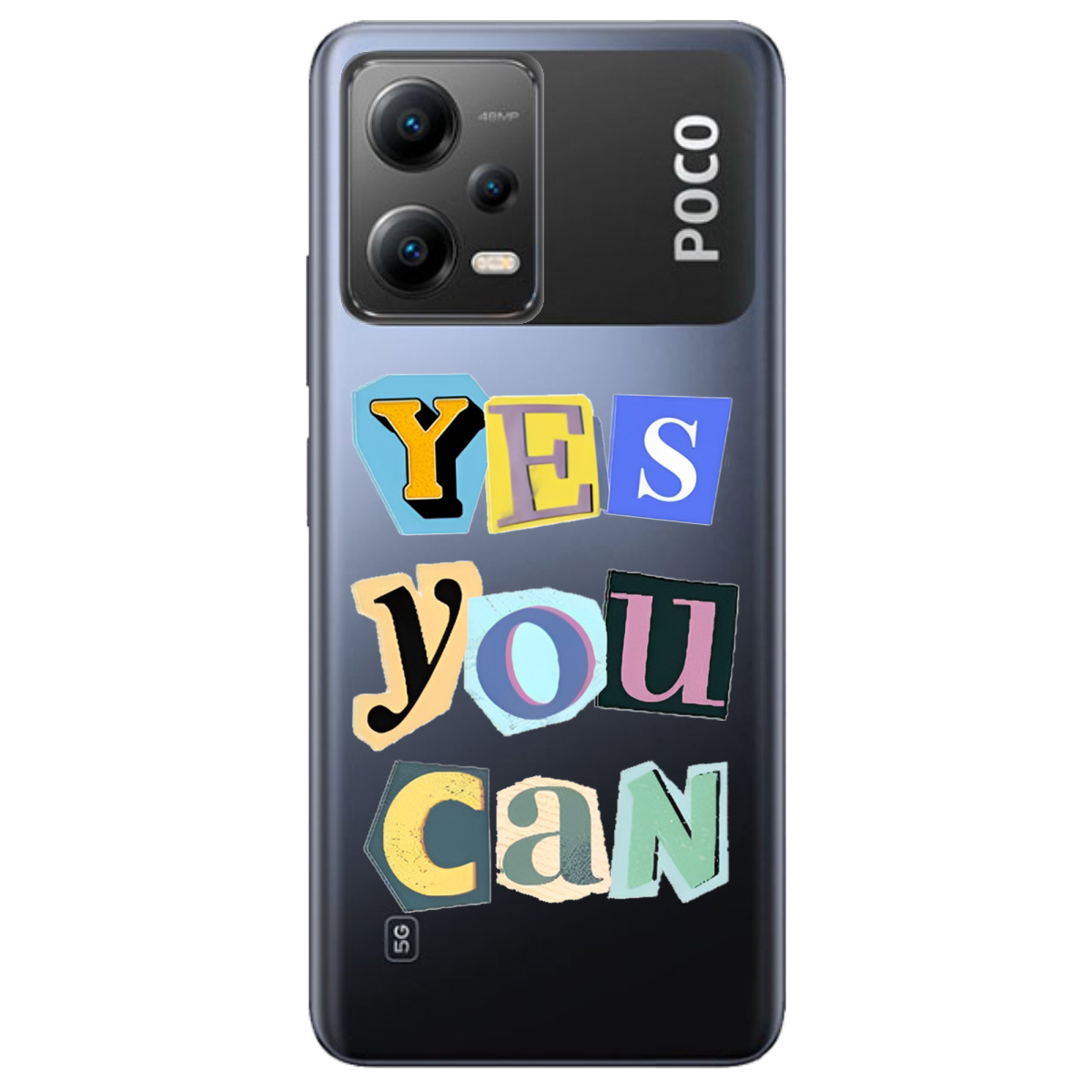 Чохол для Xiaomi Poco X5 5G Yes you can - фото 1 - Чохли для телефонів