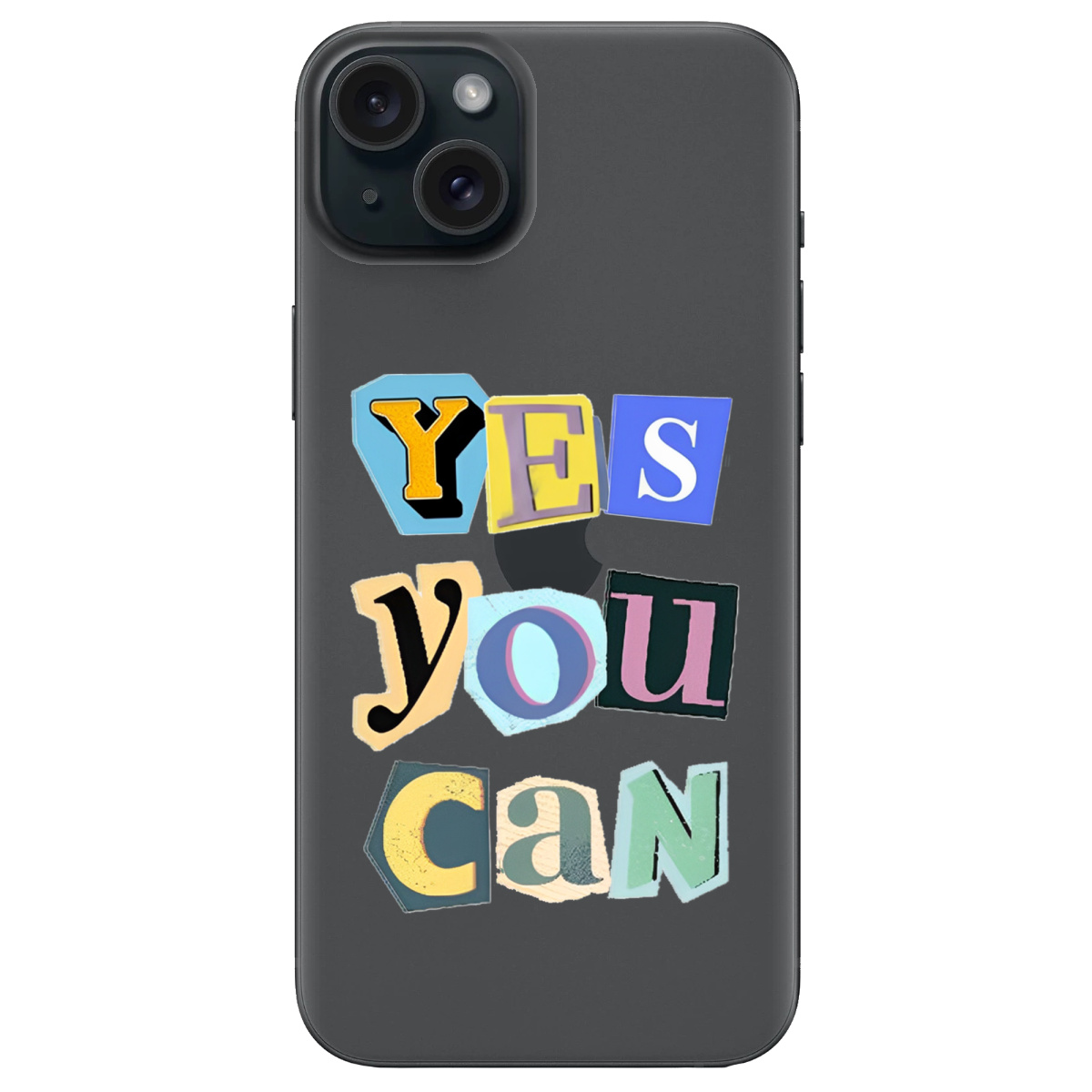 Чехол для Apple iPhone 15 Plus Yes you can - фото 1 Чехол для Apple iPhone 15 Plus Yes you can - фото 1 - Чехлы для телефонов