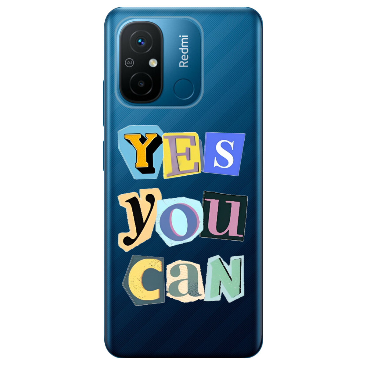 Чохол для Xiaomi Redmi 12C Yes you can - фото 1 - Чохли для телефонів