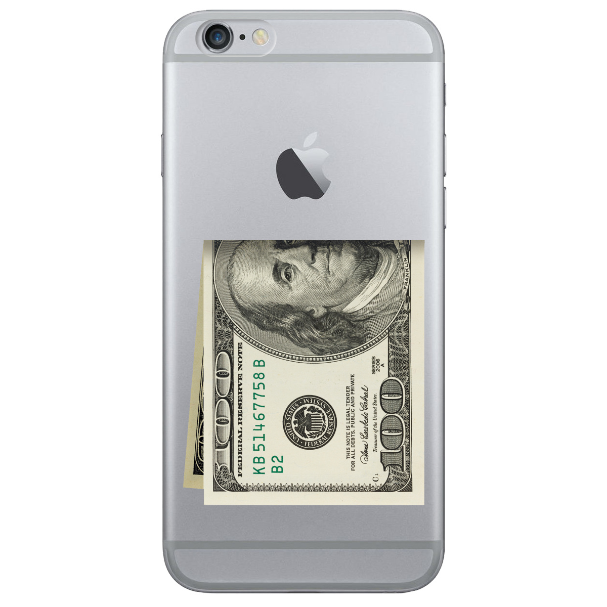 Чехол для Apple iPhone 6 Plus / 6S Plus Зігнутий Бенджамін - фото 1 - Чехлы для телефонов