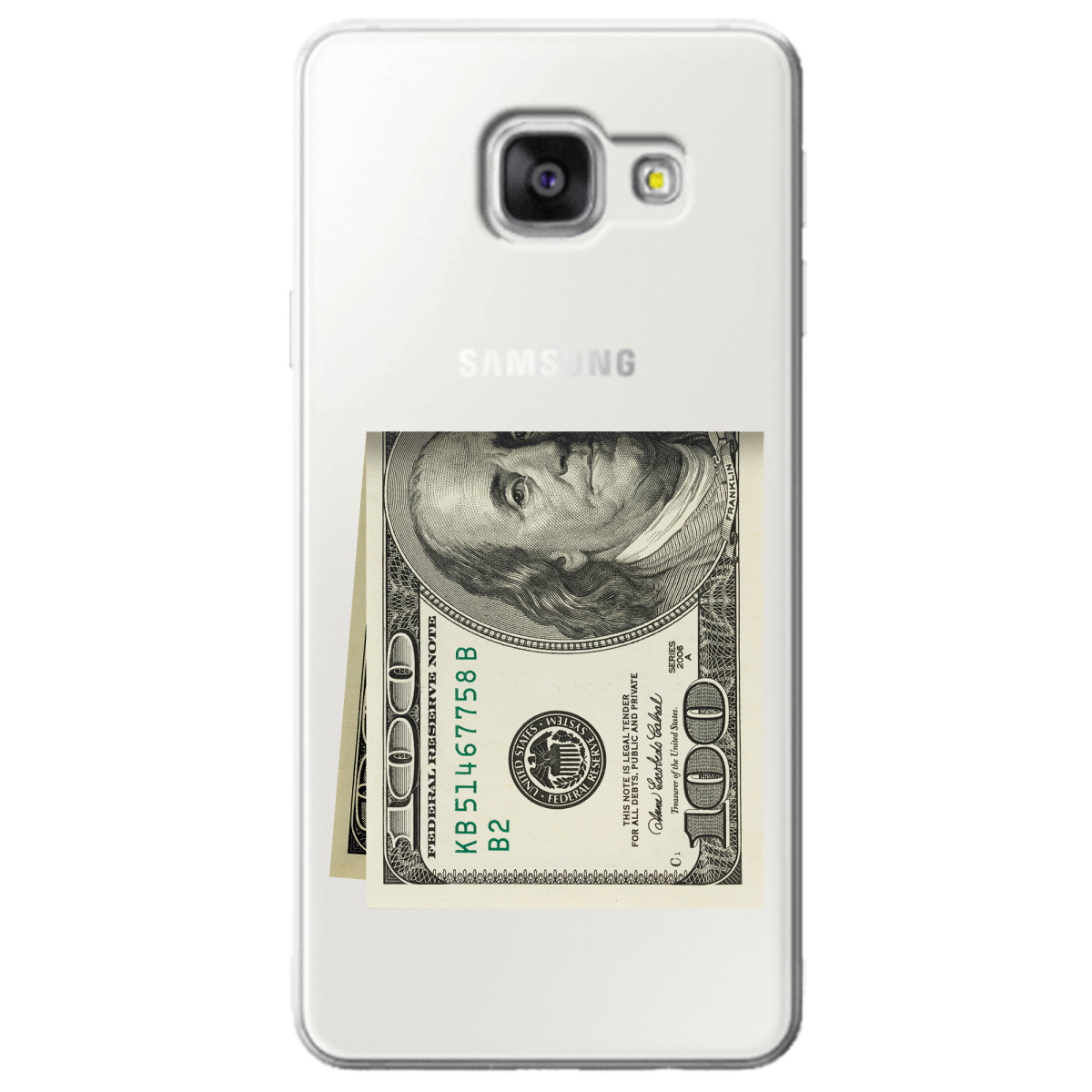 Чехол для Samsung Galaxy A3 2016 Зігнутий Бенджамін - фото 1 Чехол для Samsung Galaxy A3 2016 Зігнутий Бенджамін - фото 1 - Чехлы для телефонов