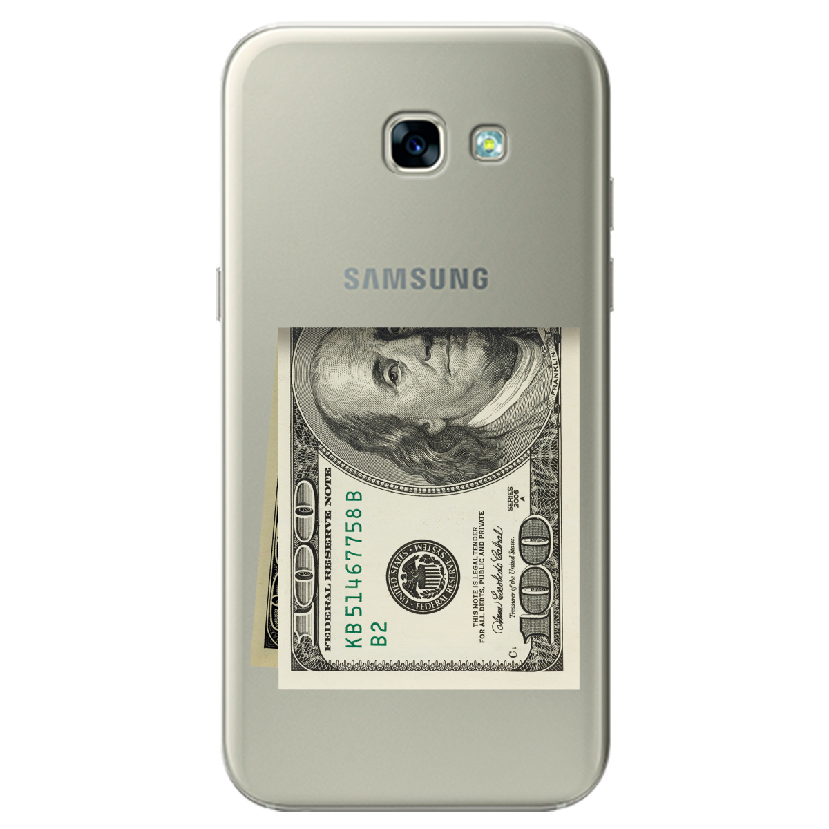 Чехол для Samsung Galaxy A5 2017 Зігнутий Бенджамін - фото 1 Чехол для Samsung Galaxy A5 2017 Зігнутий Бенджамін - фото 1 - Чехлы для телефонов