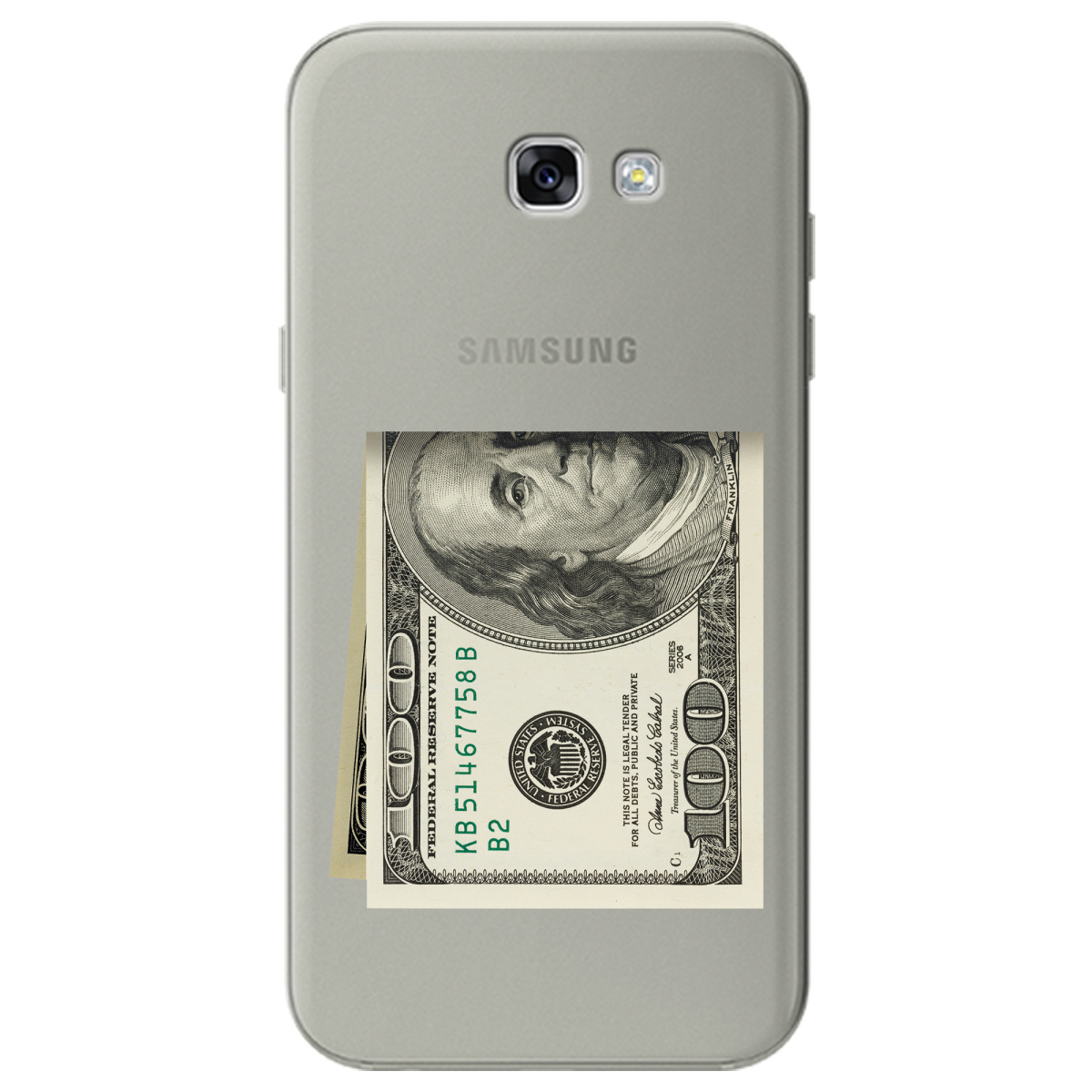 Чехол для Samsung Galaxy A7 2017 Зігнутий Бенджамін - фото 1 - Чехлы для телефонов