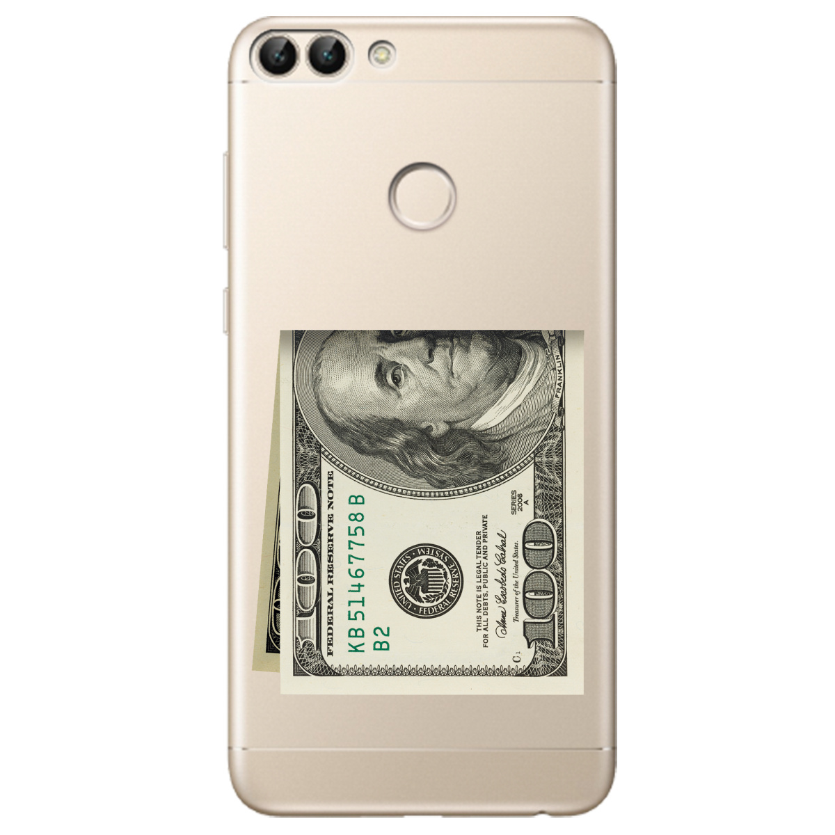 Чехол для Huawei P Smart Зігнутий Бенджамін - фото 1 - Чехлы для телефонов