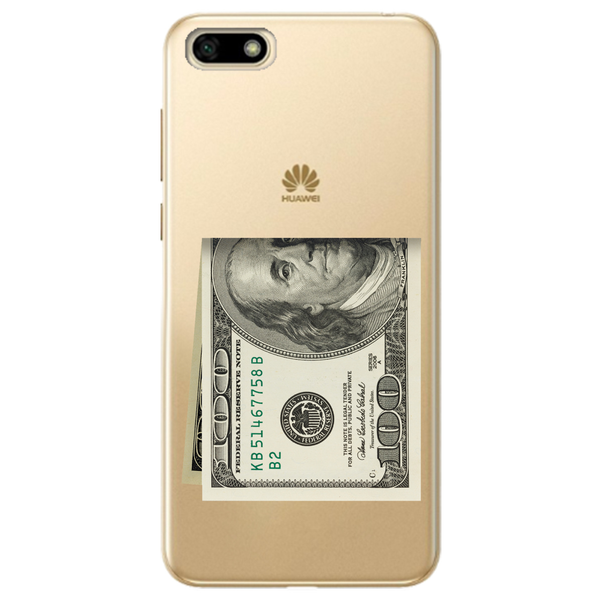 Чехол для Huawei Y5 2018 Зігнутий Бенджамін - фото 1 - Чехлы для телефонов