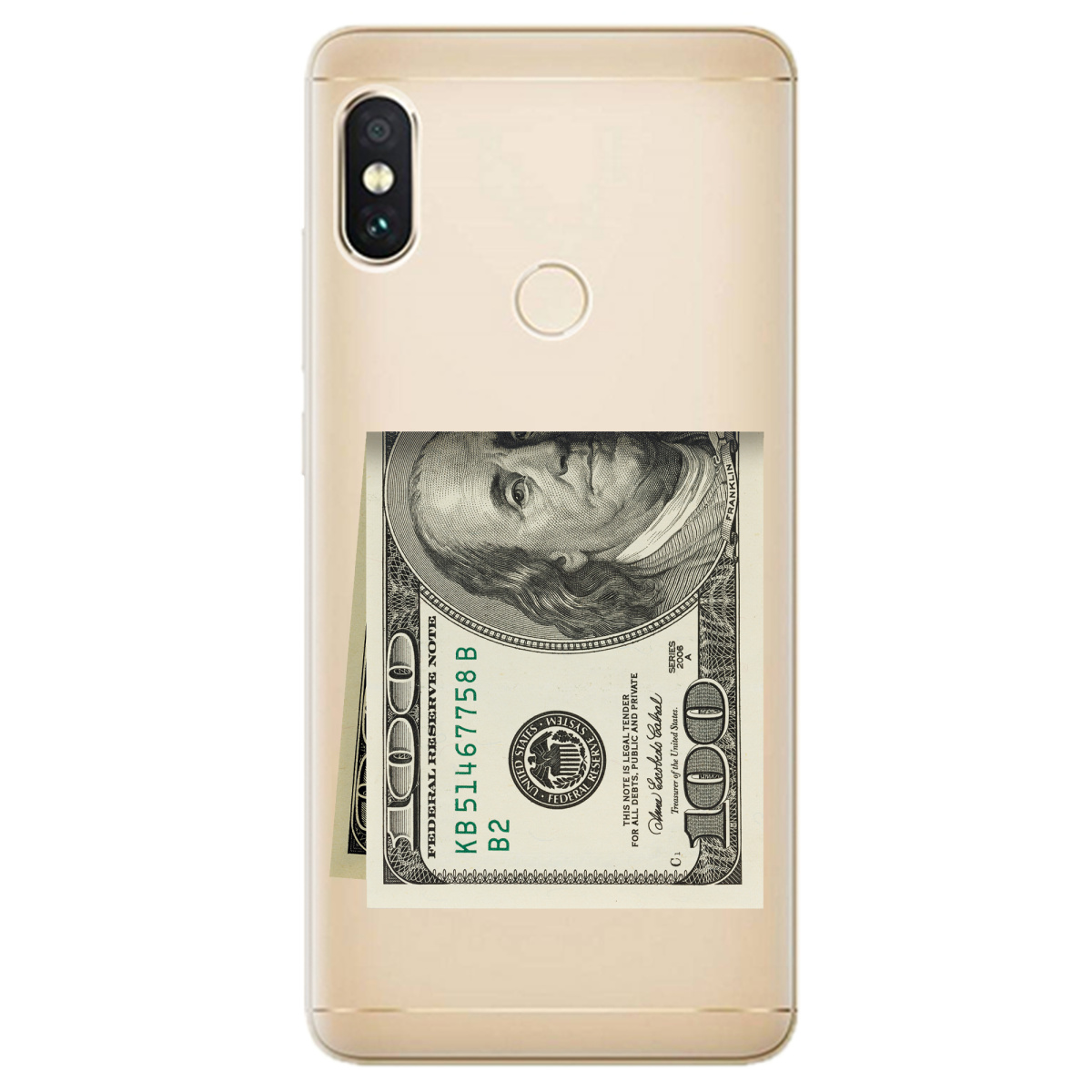 Чохол для Xiaomi Redmi Note 5 Зігнутий Бенджамін - фото 1 - Чохли для телефонів