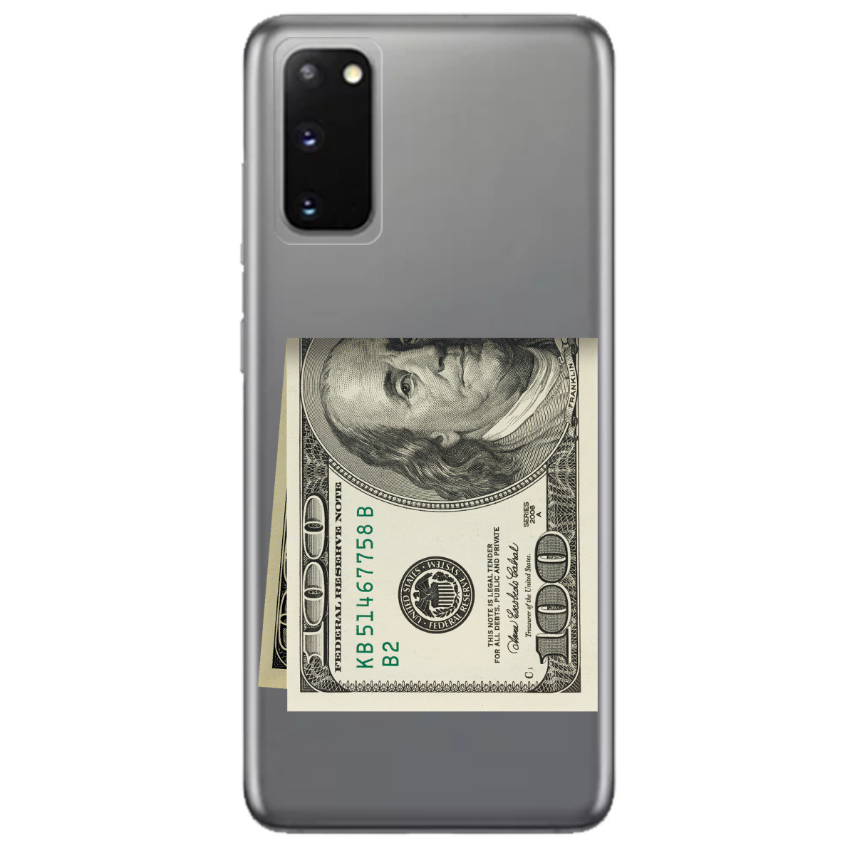 Чехол для Samsung Galaxy S20 Зігнутий Бенджамін - фото 1 - Чехлы для телефонов