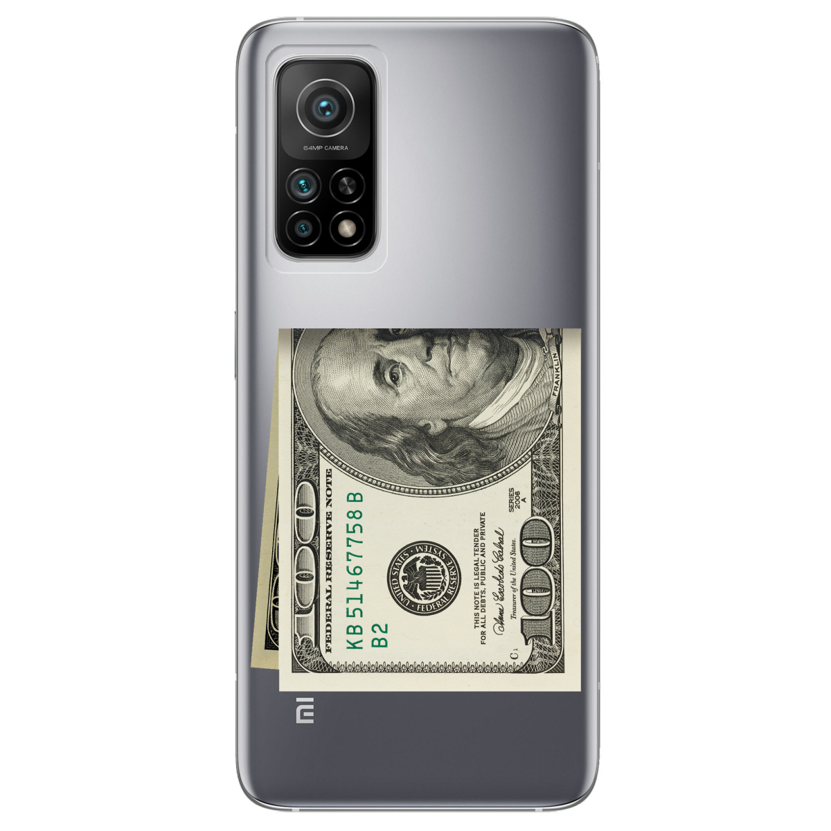 Чехол для Xiaomi Mi 10T/ Mi 10T Pro Зігнутий Бенджамін - фото 1 - Чехлы для телефонов