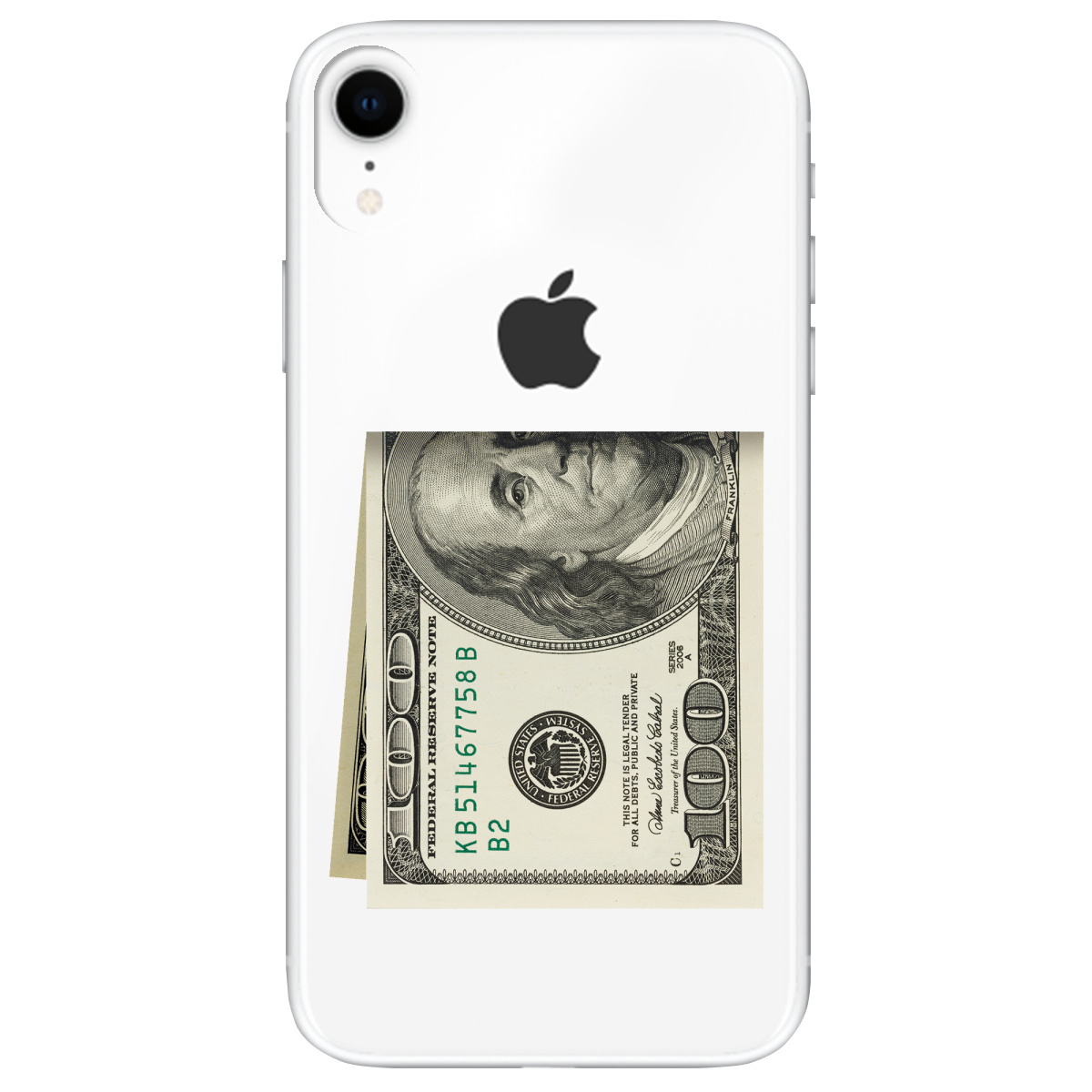 Чехол для Apple iPhone XR Зігнутий Бенджамін - фото 1 - Чехлы для телефонов