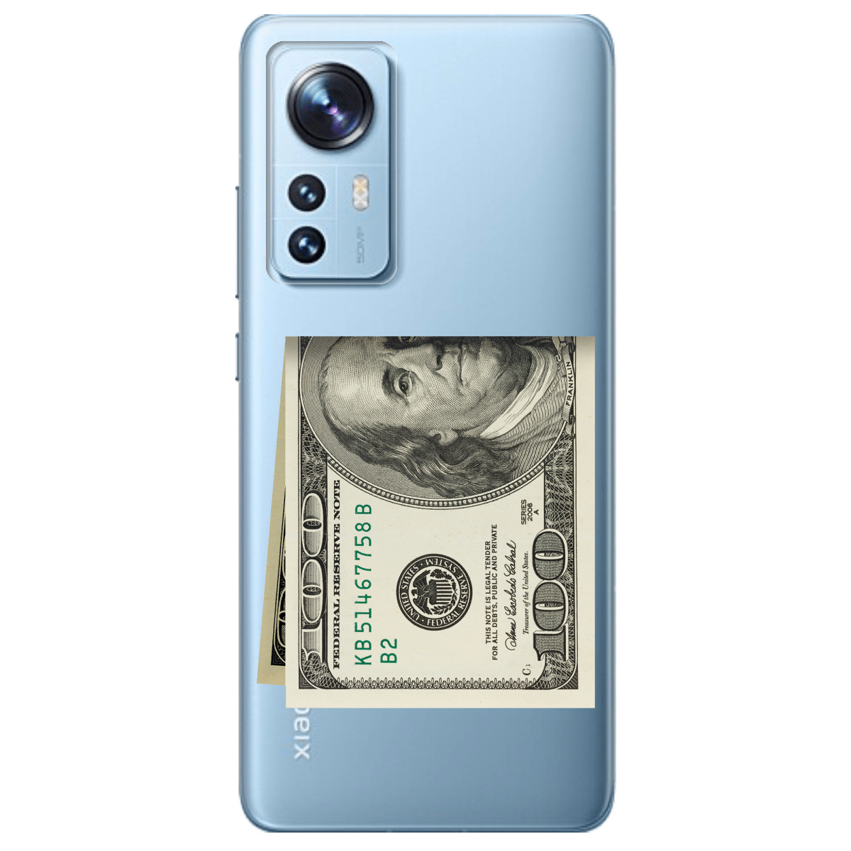 Чехол для Xiaomi 12X Зігнутий Бенджамін - фото 1 - Чехлы для телефонов