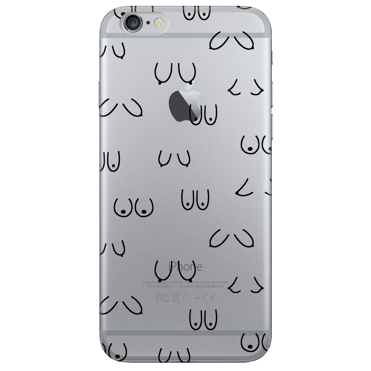 Чохол для Apple iPhone 6/6S Лінія тіла - фото 1 - Чохли для телефонів