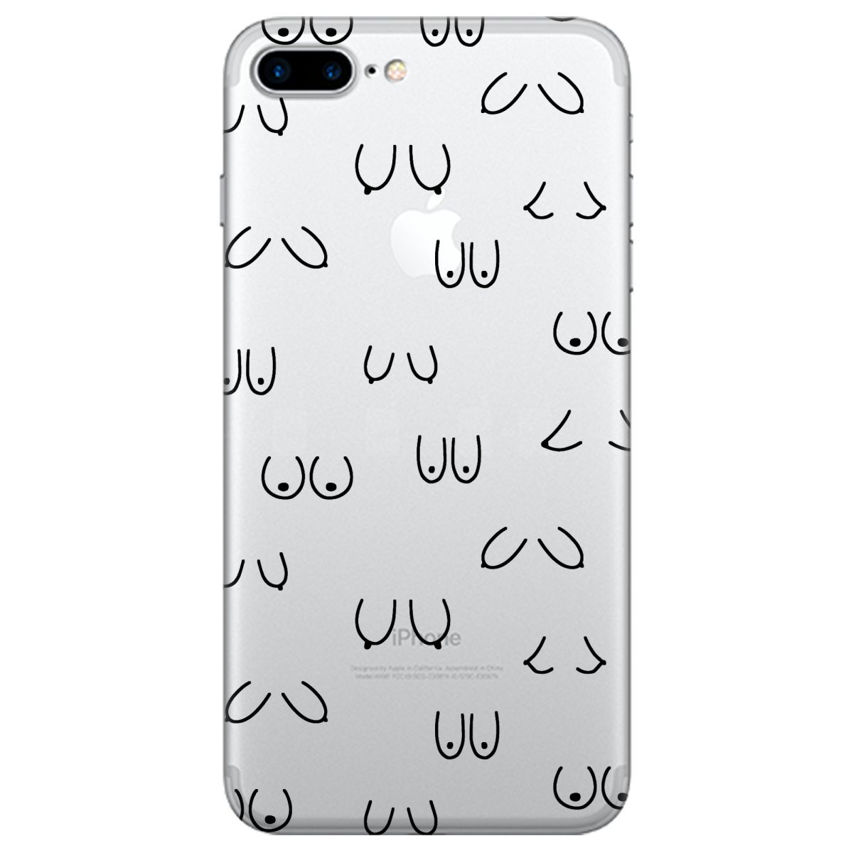 Чохол для Apple iPhone 7 Plus Лінія тіла - фото 1 - Чохли для телефонів