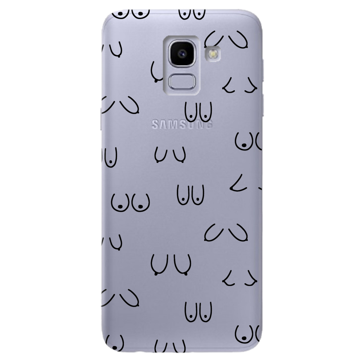 Чохол для Samsung Galaxy J6 2018 Лінія тіла - фото 1 Чохол для Samsung Galaxy J6 2018 Лінія тіла - фото 1 - Чохли для телефонів