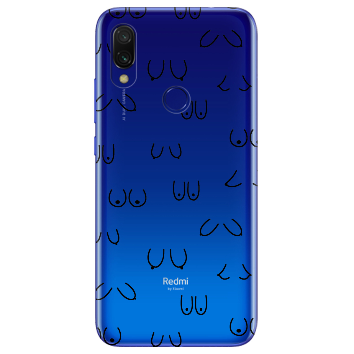 Чехол для Xiaomi Redmi 7 Лінія тіла - фото 1 Чехол для Xiaomi Redmi 7 Лінія тіла - фото 1 - Чехлы для телефонов