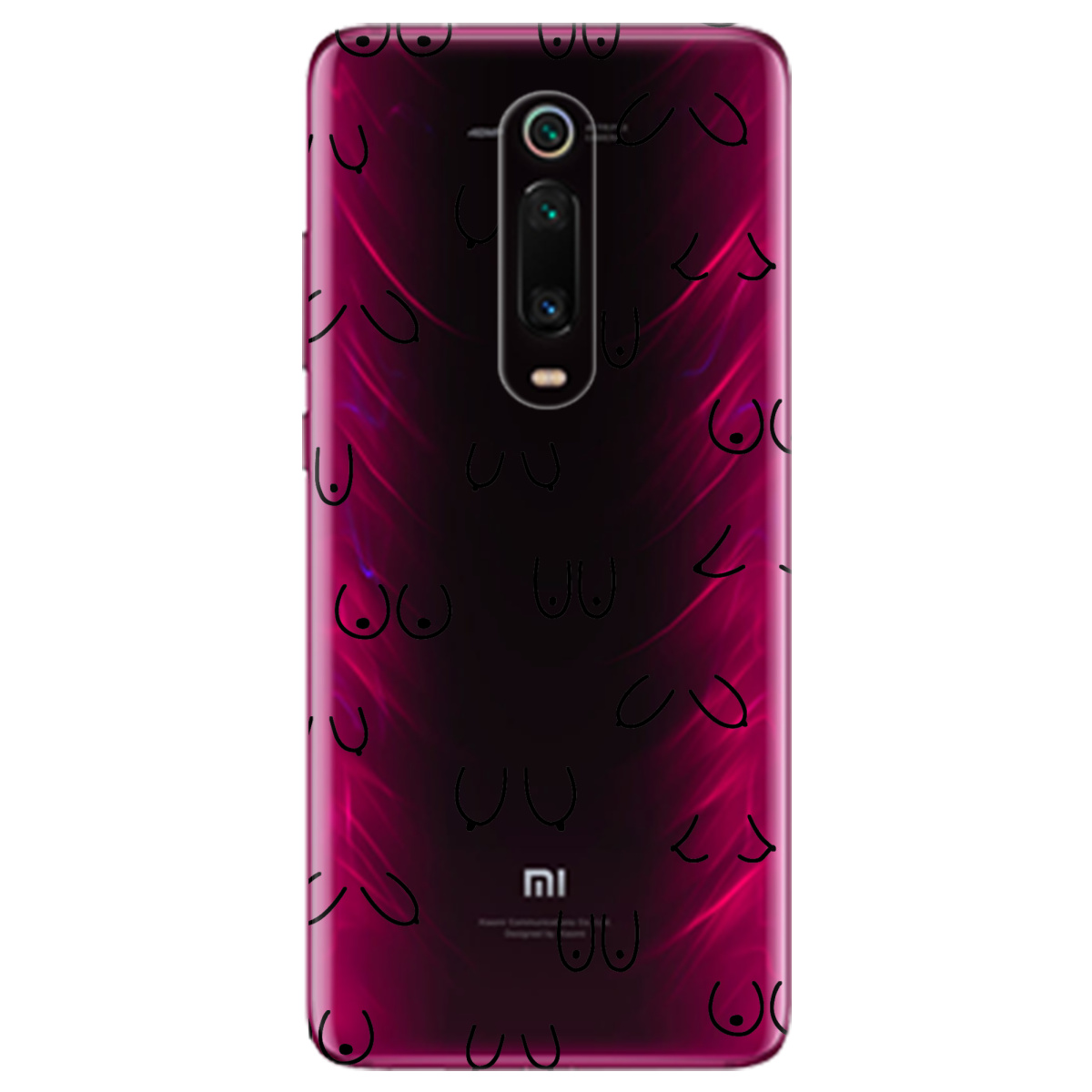 Чехол для Xiaomi Mi 9T Pro Лінія тіла - фото 1 - Чехлы для телефонов