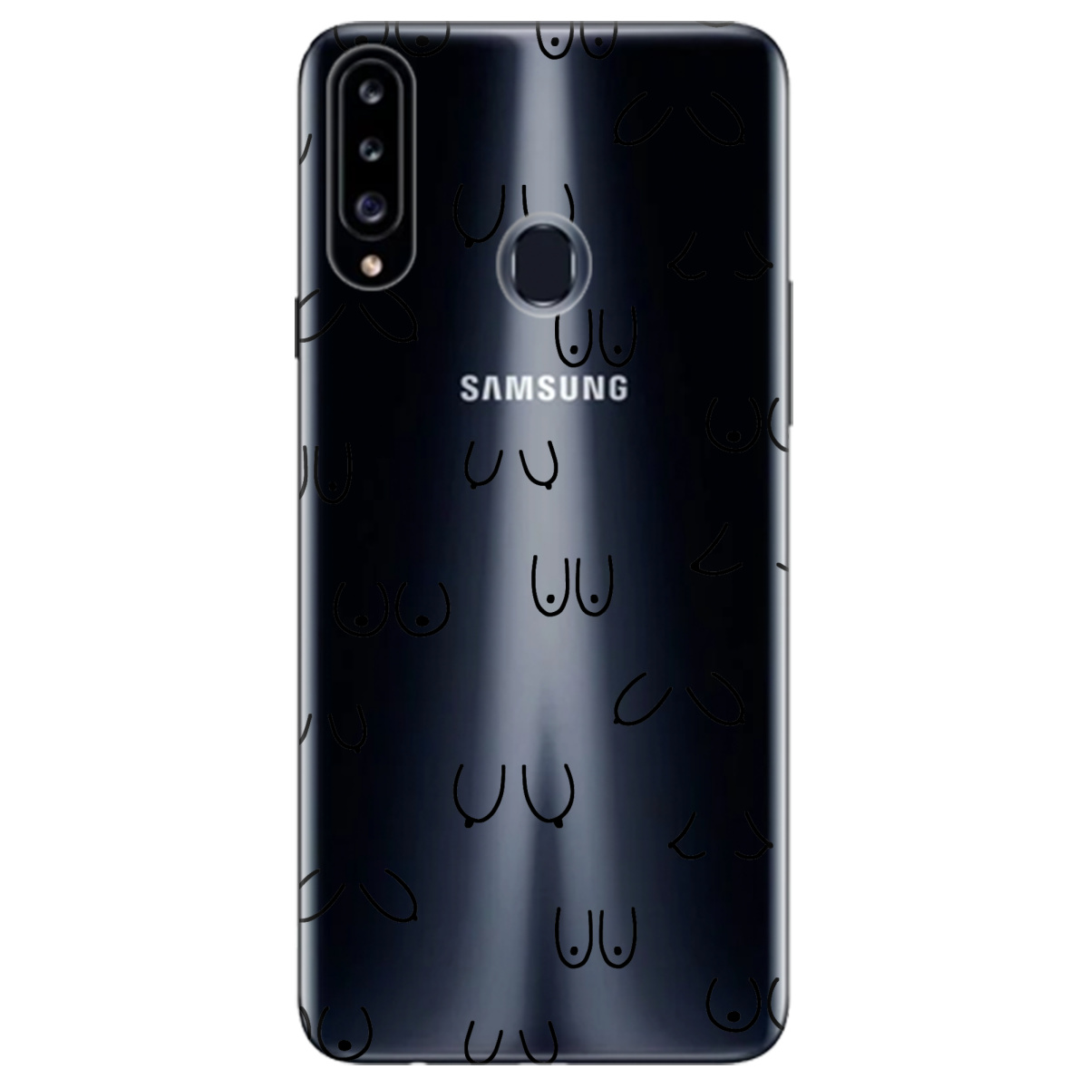 Чохол для Samsung Galaxy A20s Лінія тіла - фото 1 Чохол для Samsung Galaxy A20s Лінія тіла - фото 1 - Чохли для телефонів