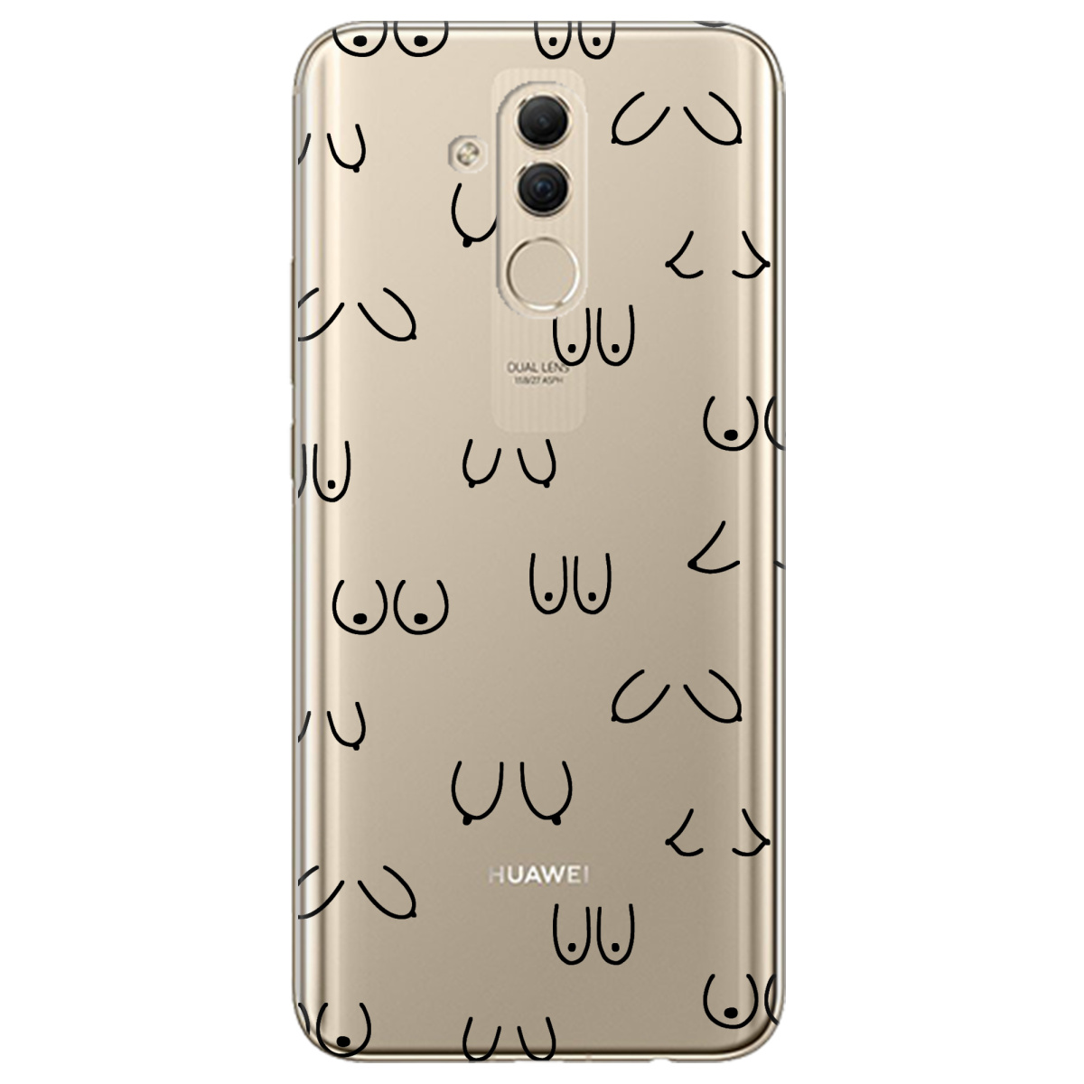 Чохол для Huawei Mate 20 Lite Лінія тіла - фото 1 Чохол для Huawei Mate 20 Lite Лінія тіла - фото 1 - Чохли для телефонів