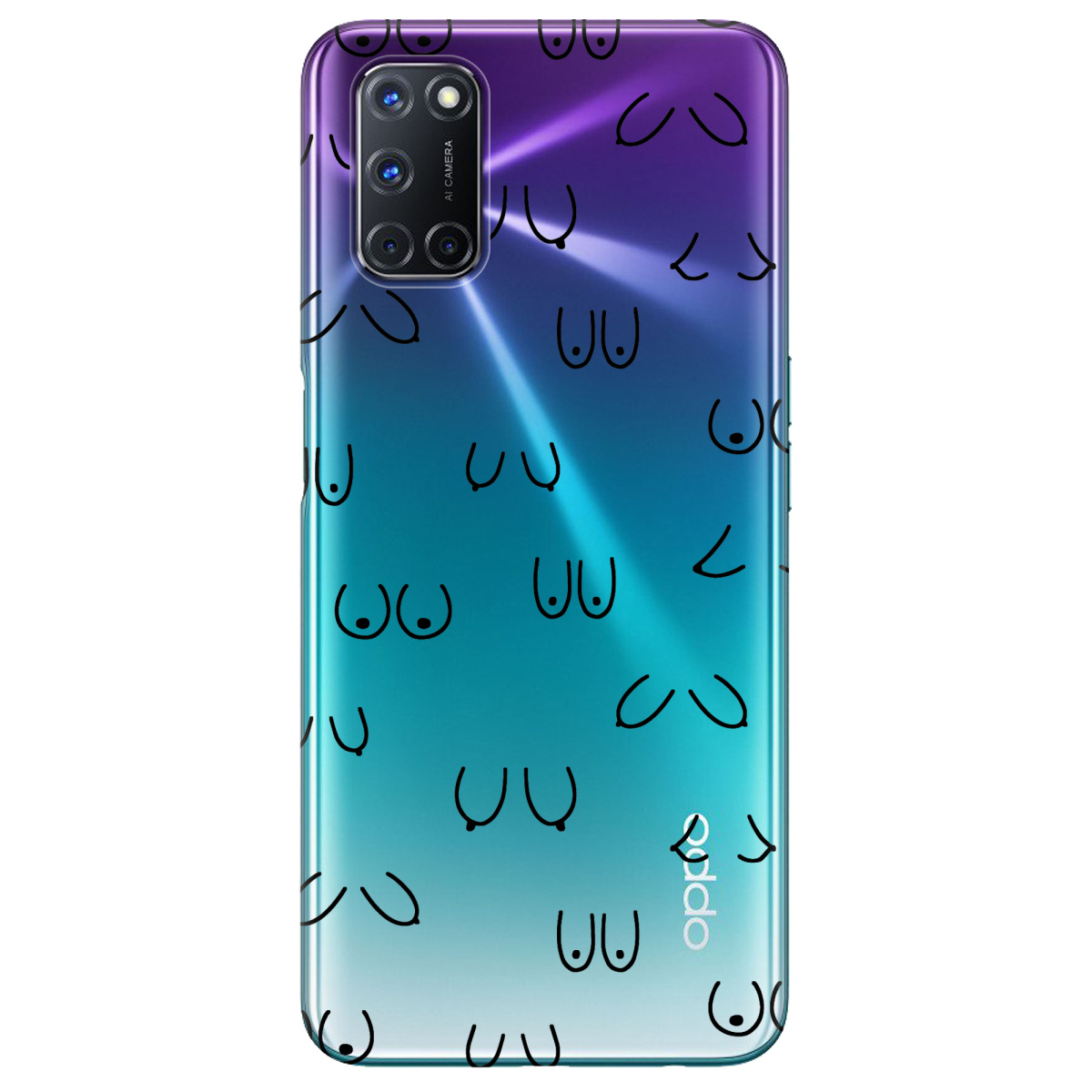 Чехол для Oppo A52/ A72/ A92 Лінія тіла - фото 1 Чехол для Oppo A52/ A72/ A92 Лінія тіла - фото 1 - Чехлы для телефонов