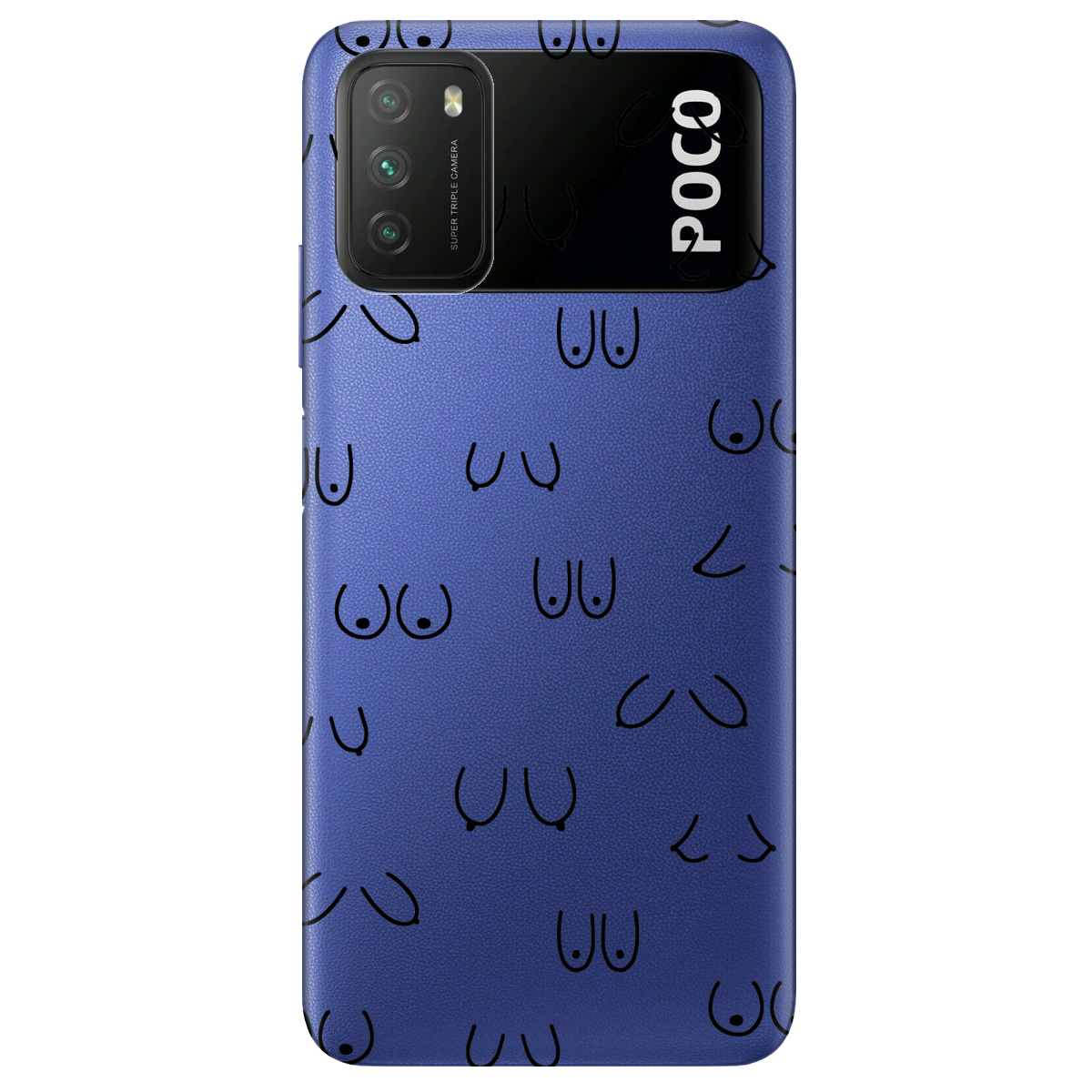 Чохол для Xiaomi Poco M3 Лінія тіла - фото 1 - Чохли для телефонів