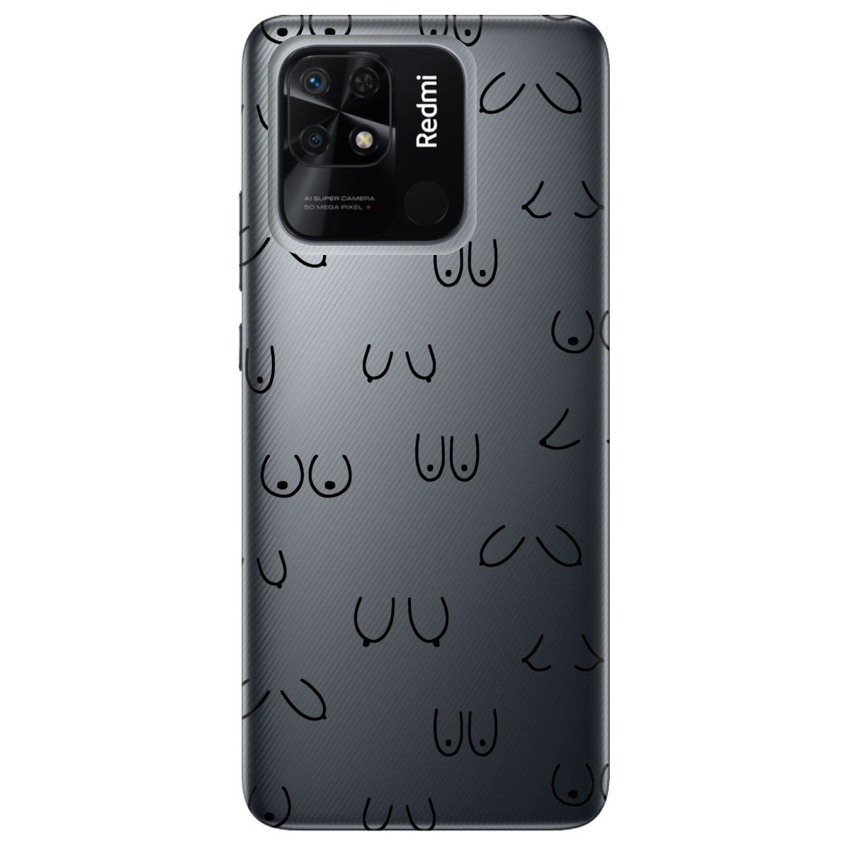 Чохол для Xiaomi Redmi 10C Лінія тіла - фото 1 - Чохли для телефонів