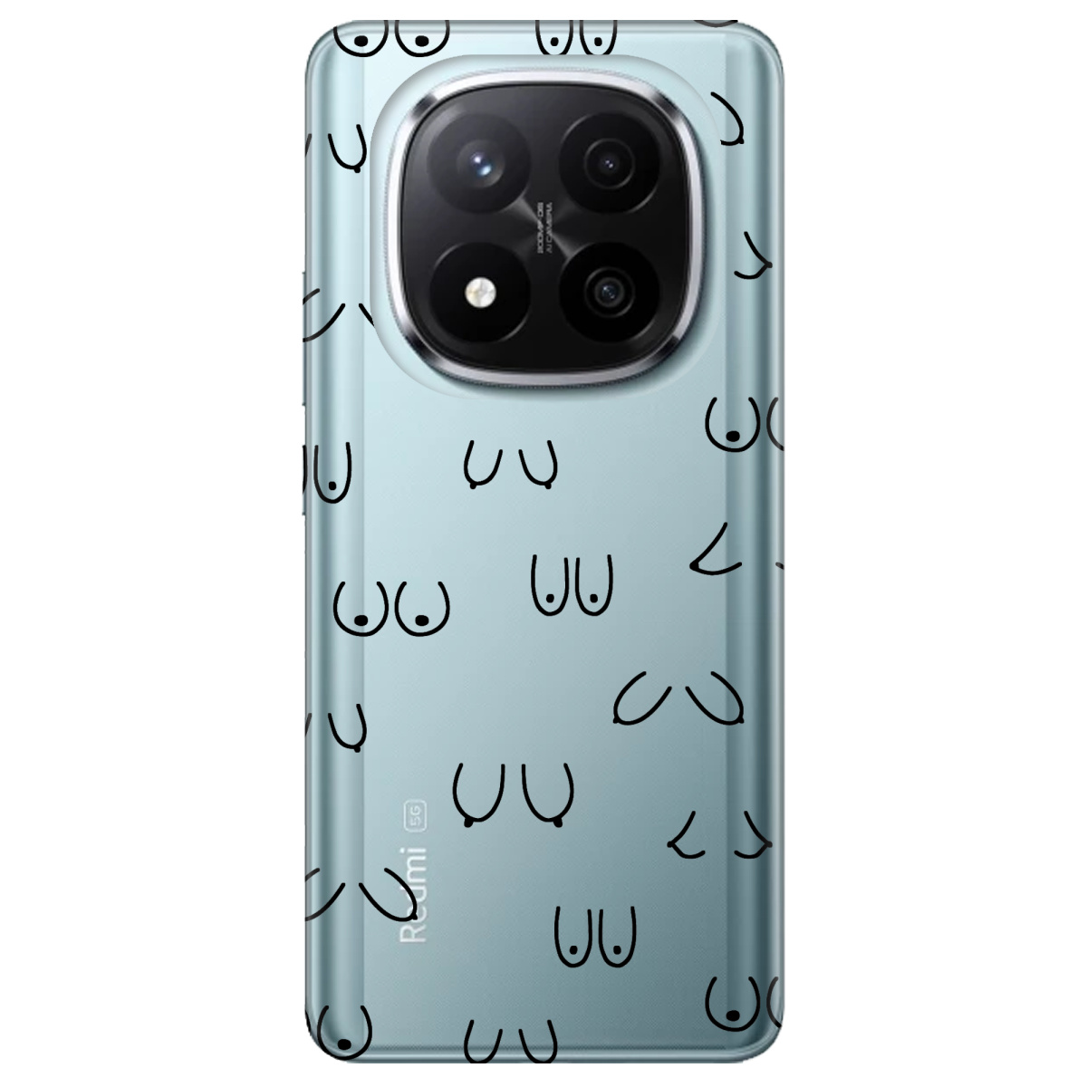 Чехол для Xiaomi Redmi Note 14 Pro + 5G Лінія тіла - фото 1 - Чехлы для телефонов