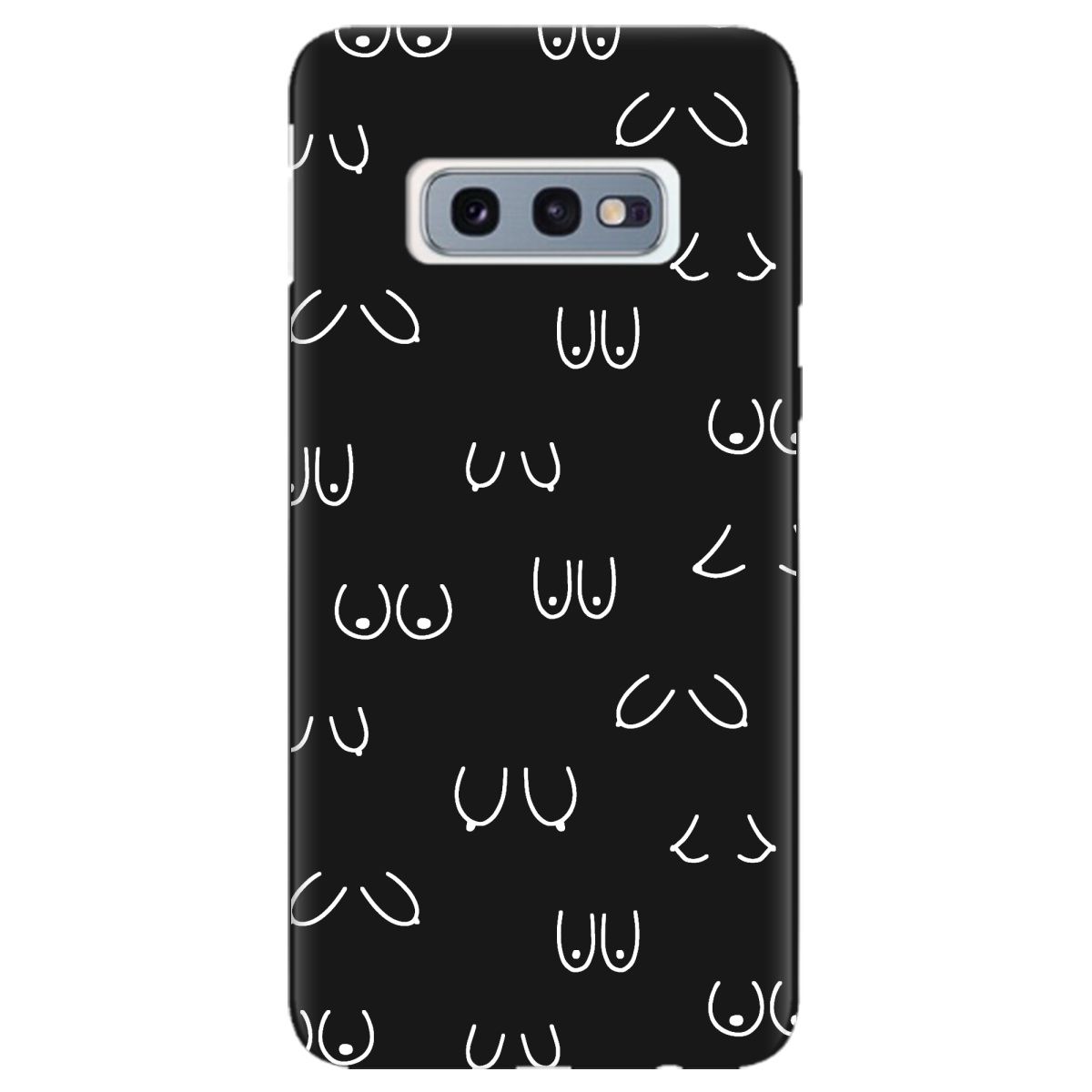 Чохол для Samsung Galaxy S10e чорний матовий soft touch Мова тіла - фото 1 - Чохли для телефонів