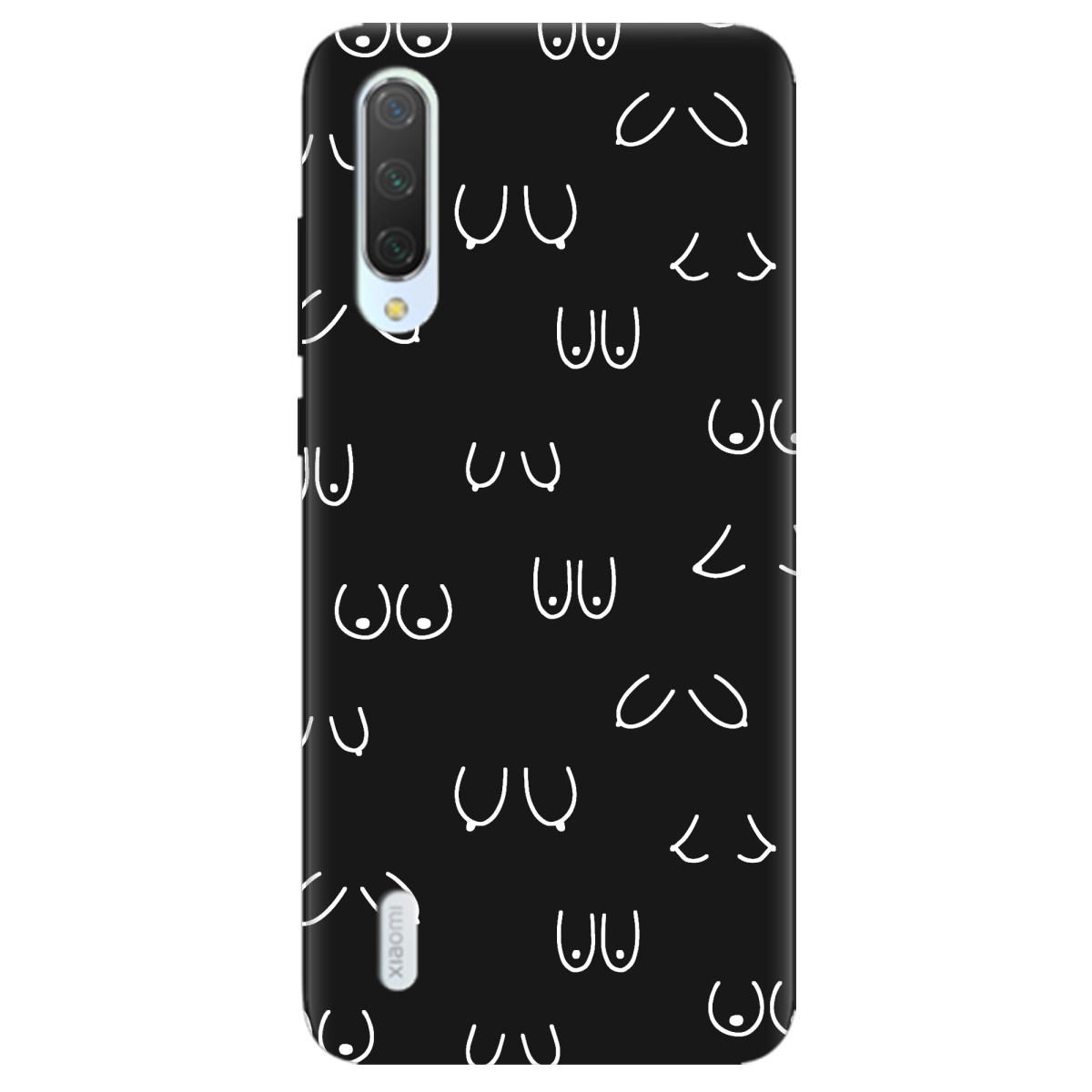 Чехол для Xiaomi Mi 9 Lite черный матовый soft touch Мова тіла - фото 1 Чехол для Xiaomi Mi 9 Lite черный матовый soft touch Мова тіла - фото 1 - Чехлы для телефонов